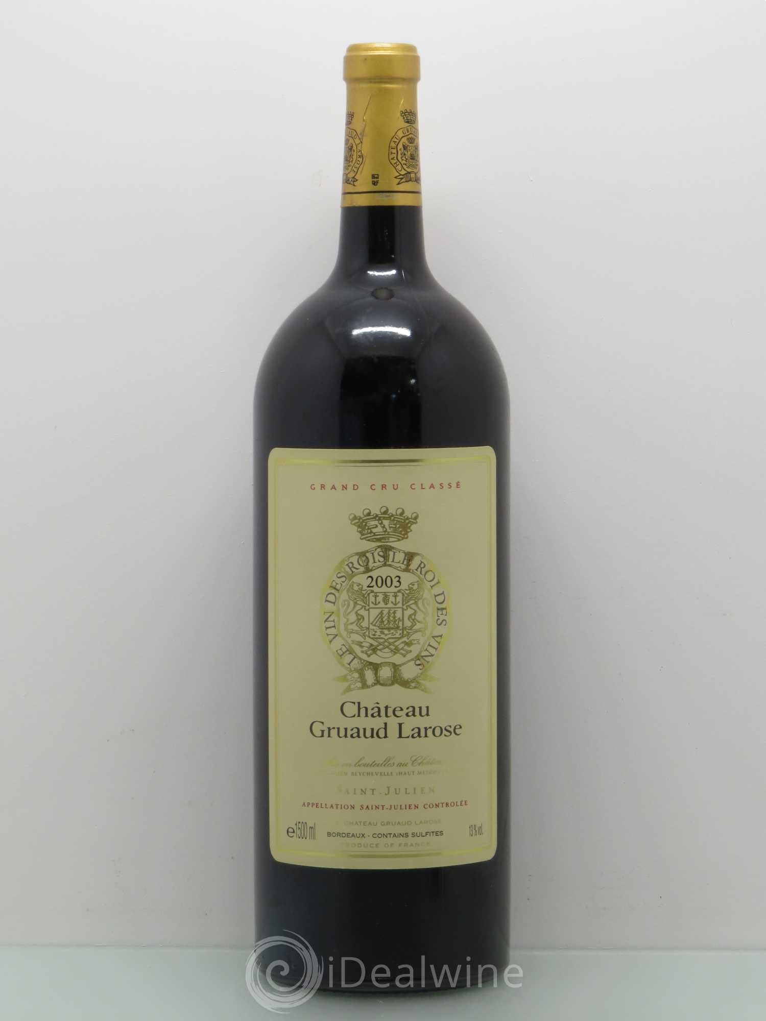 Château Gruaud Larose 2ème Grand Cru Classé 2003 - Lot de 1 magnum - 0