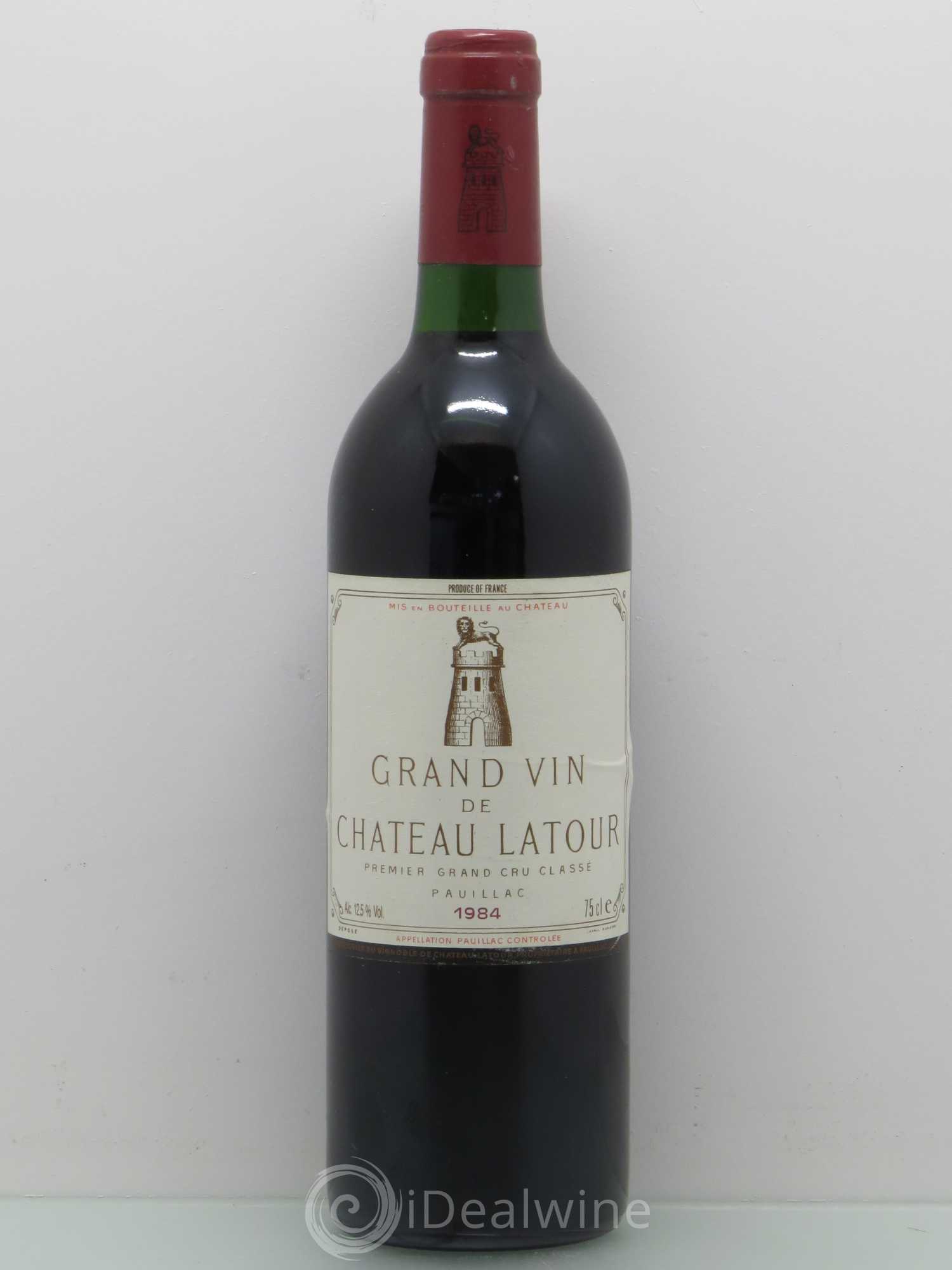 Château Latour 1er Grand Cru Classé 1984 - Lot de 1 bouteille - 0