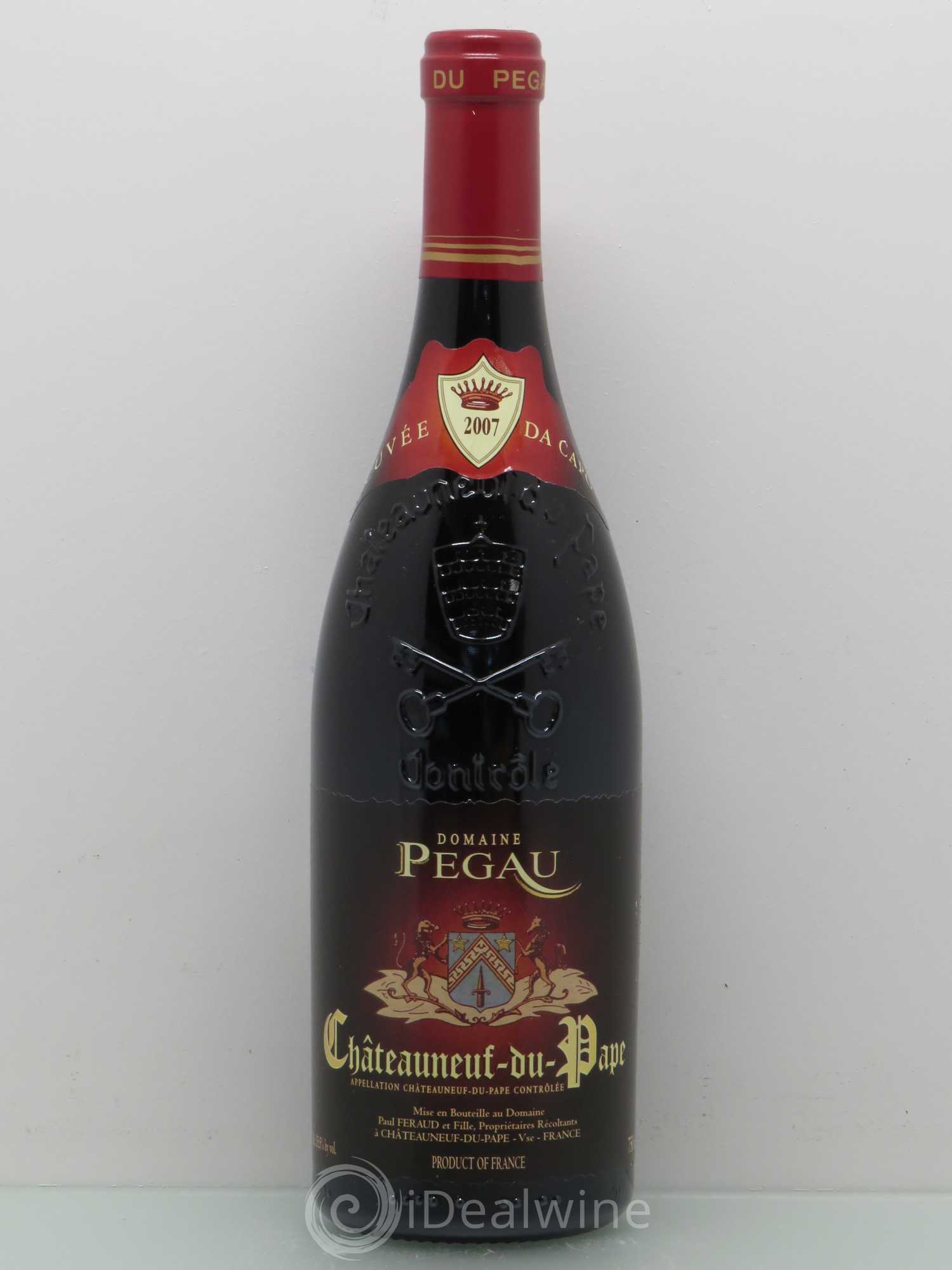 Châteauneuf-du-Pape Domaine du Pégau Cuvée Da Capo Paul et Laurence Féraud 2007 - Lot de 1 bouteille - 0