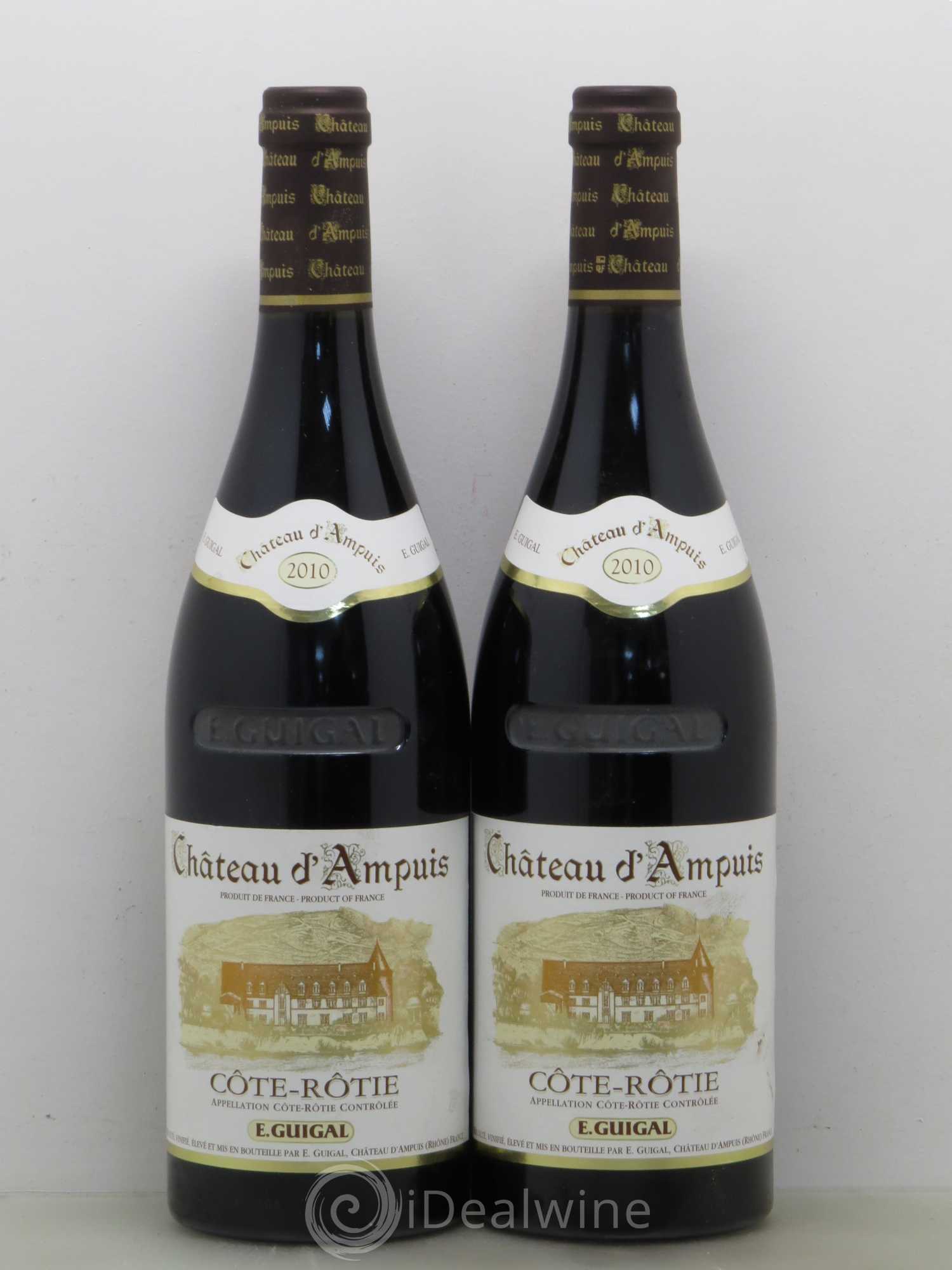 Côte-Rôtie Château d'Ampuis Guigal 2010 - Lot de 2 bouteilles - 0