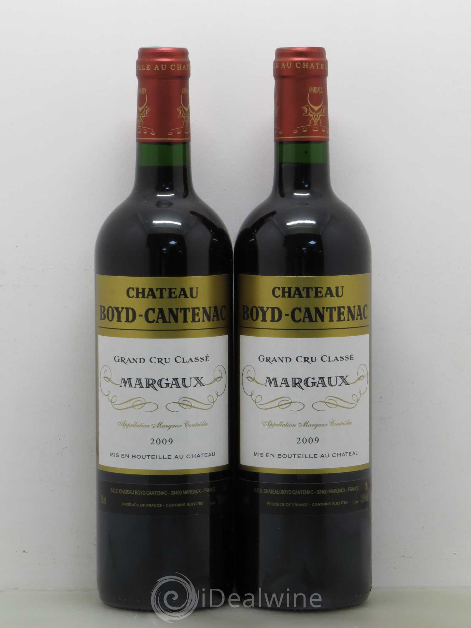 Château Boyd Cantenac 3ème Grand Cru Classé 2009 - Lot de 5 bouteilles - 2