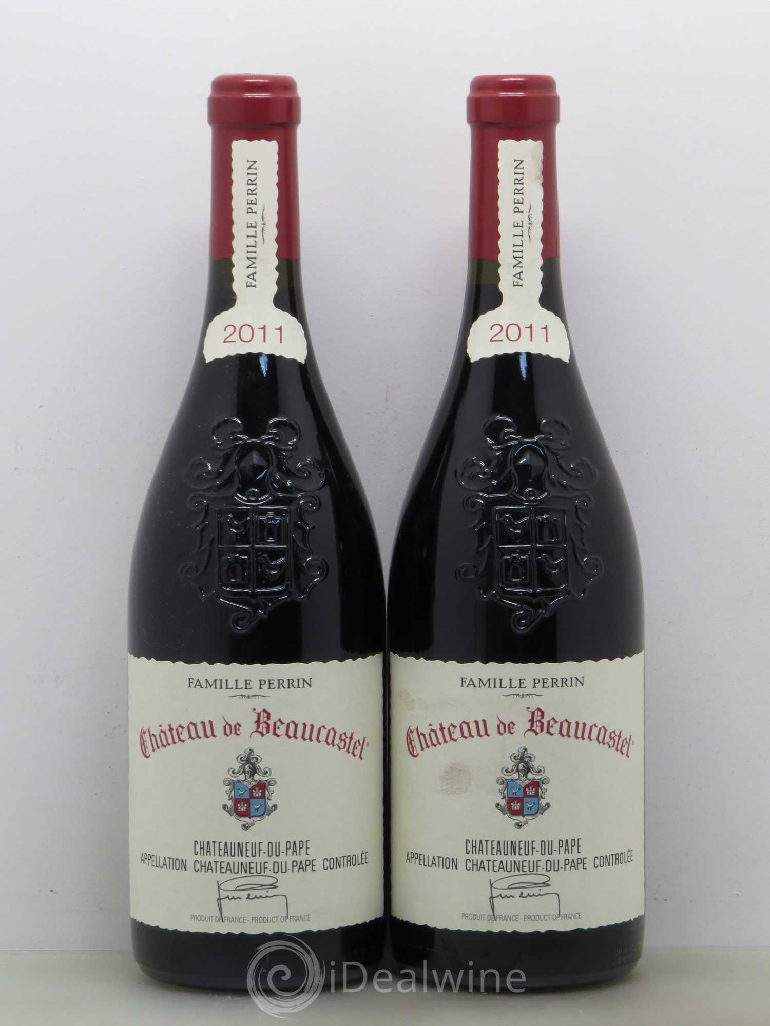 Châteauneuf-du-Pape Château de Beaucastel Famille Perrin 2011 - Lot de 2 bouteilles - 0