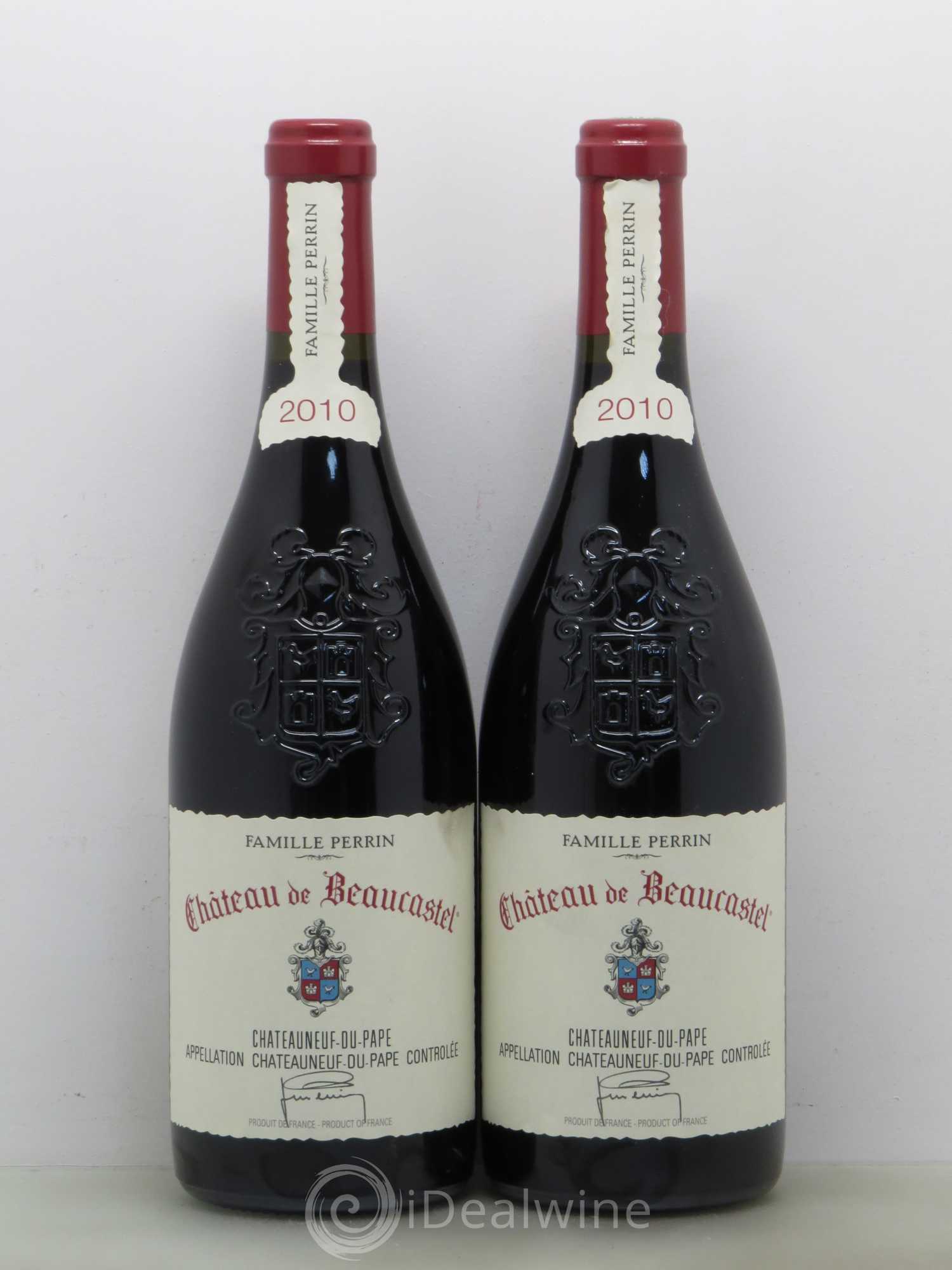 Châteauneuf-du-Pape Château de Beaucastel Famille Perrin 2010 - Lot de 2 bouteilles - 0
