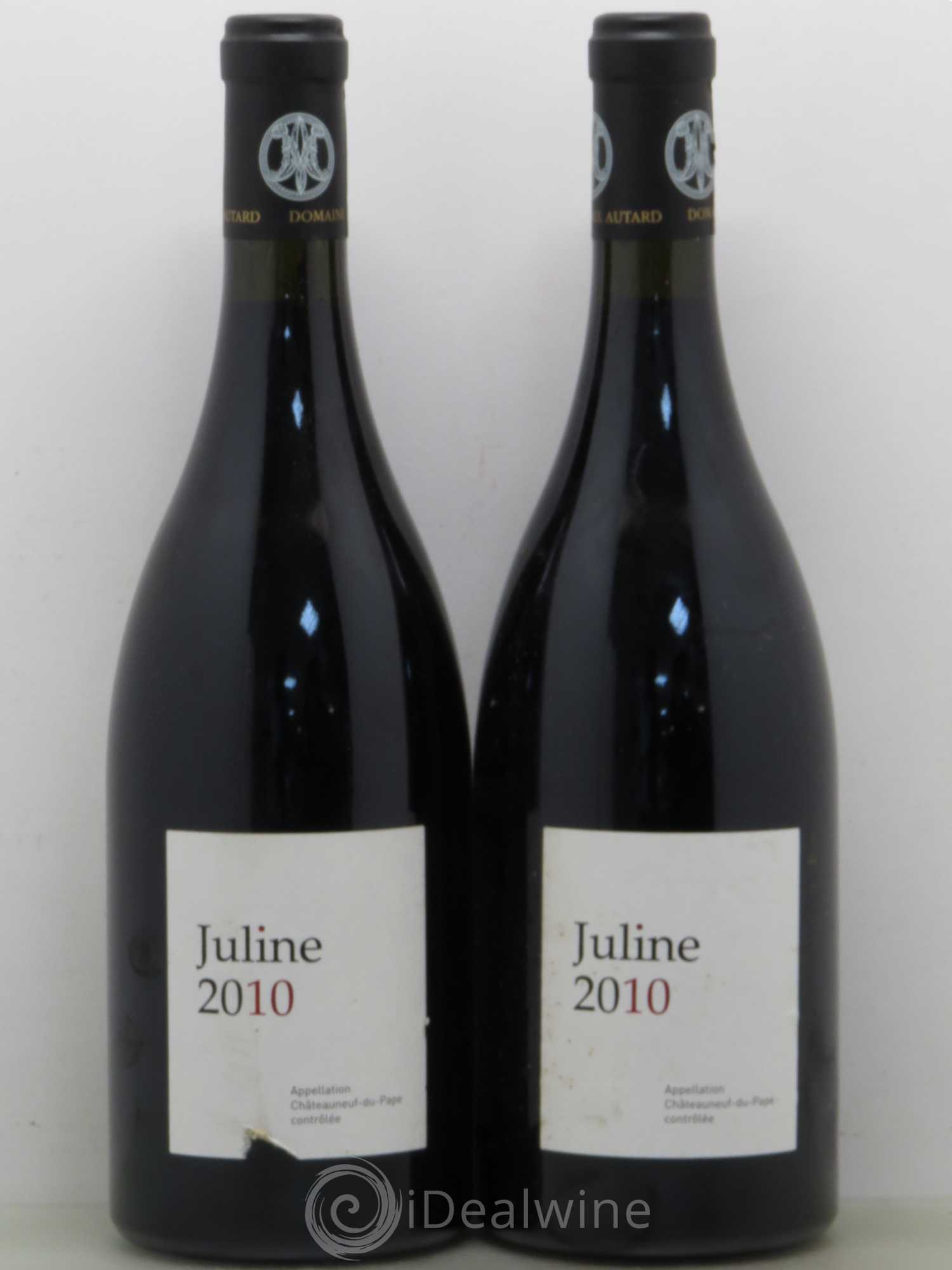 Châteauneuf-du-Pape Domaine Paul Autard La Juline 2010 - Posten von 2 Flaschen - 0
