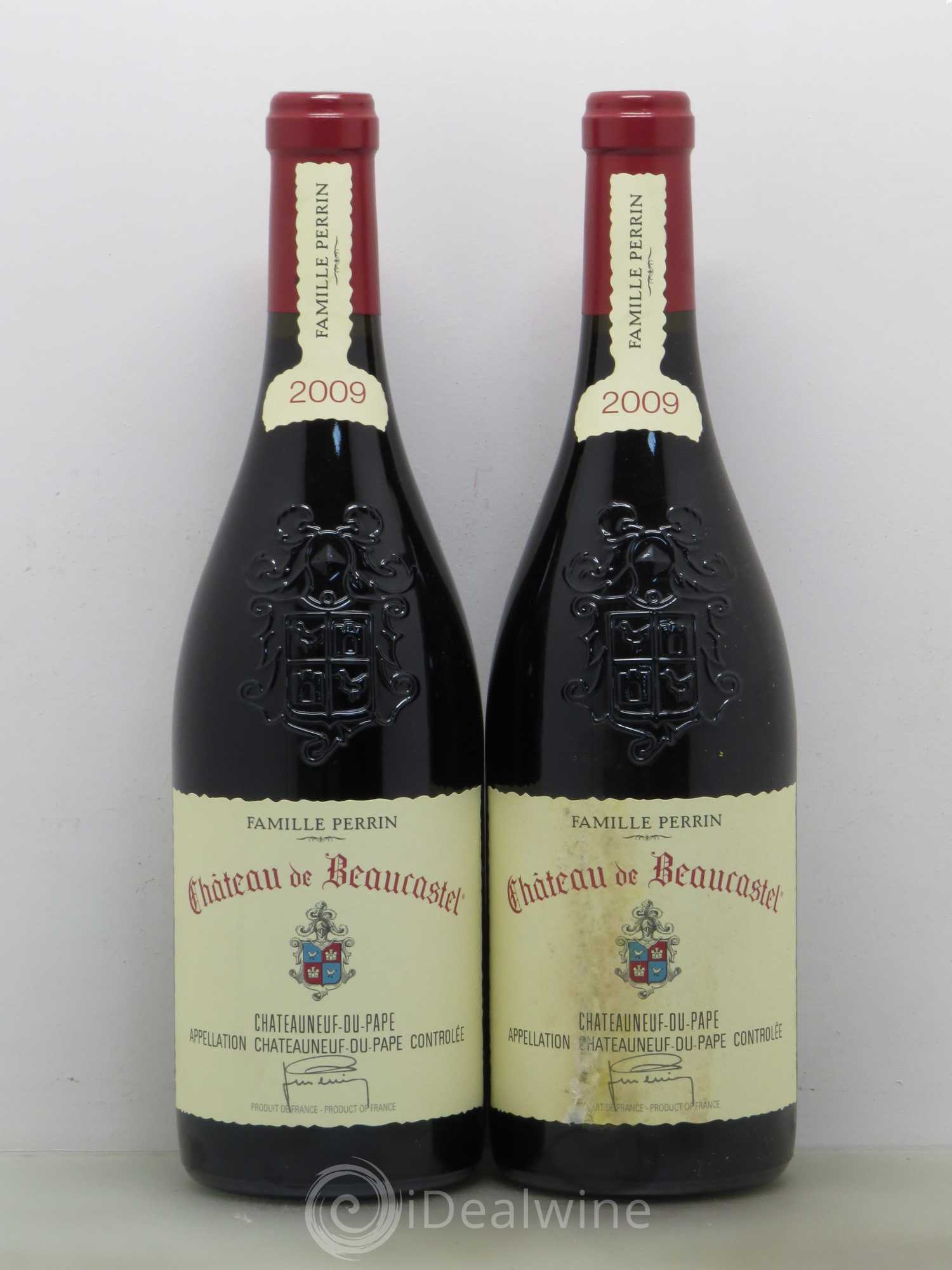 Châteauneuf-du-Pape Château de Beaucastel Famille Perrin 2009 - Lot de 2 bouteilles - 0