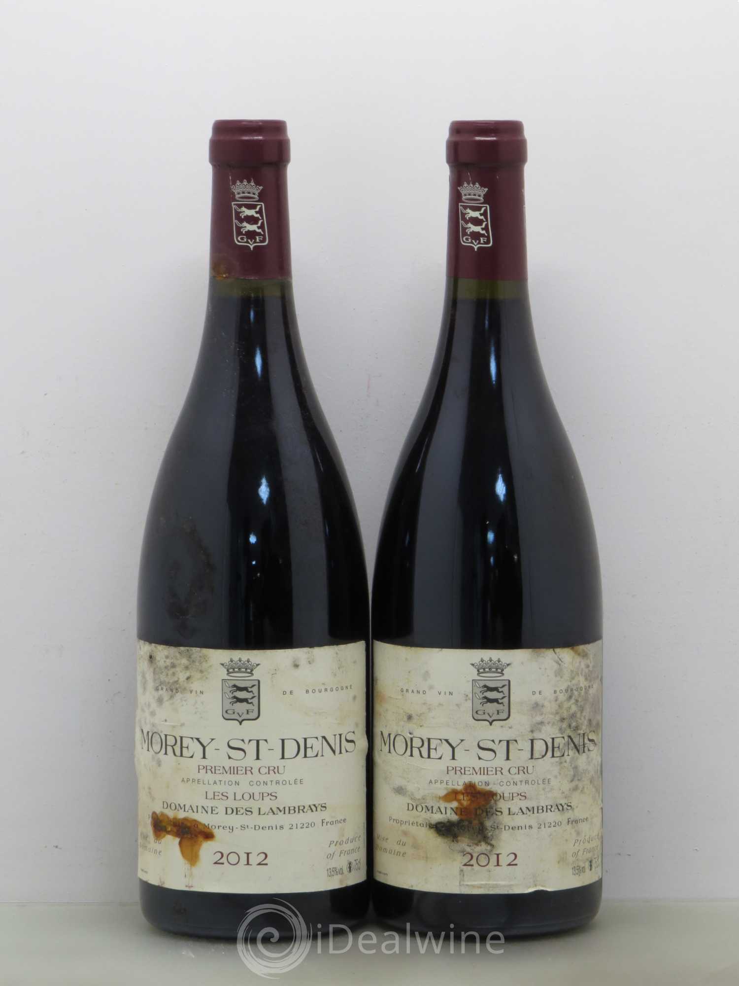 Morey-Saint-Denis 1er Cru Les Loups Domaine des Lambrays 2012 - Lot de 2 bouteilles - 0