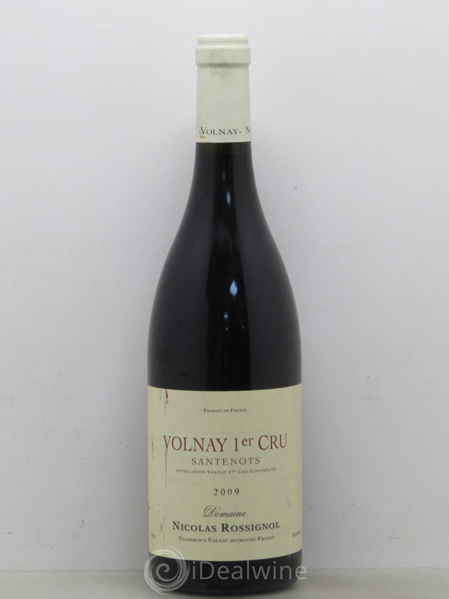 Volnay 1er Cru Les Santenots Domaine Nicolas Rossignol 2009 - Posten von 1 Flasche - 0