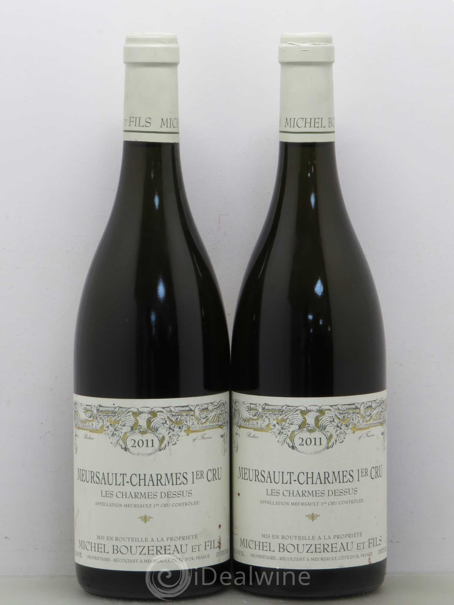 Meursault 1er Cru Charmes Les Charmes Dessus Michel Bouzereau et Fils (Domaine) Les charmes dessus 2011 - Posten von 2 Flaschen - 0