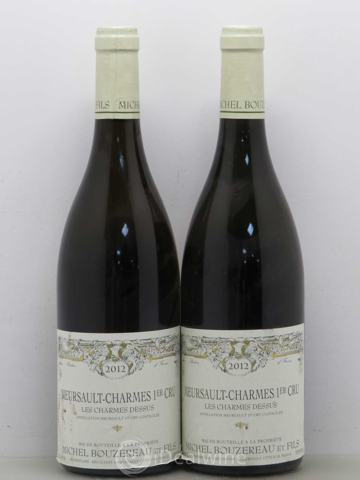 Meursault 1er Cru Charmes Les Charmes Dessus Michel Bouzereau et Fils (Domaine) Les charmes dessus 2012 - Posten von 2 Flaschen - 0