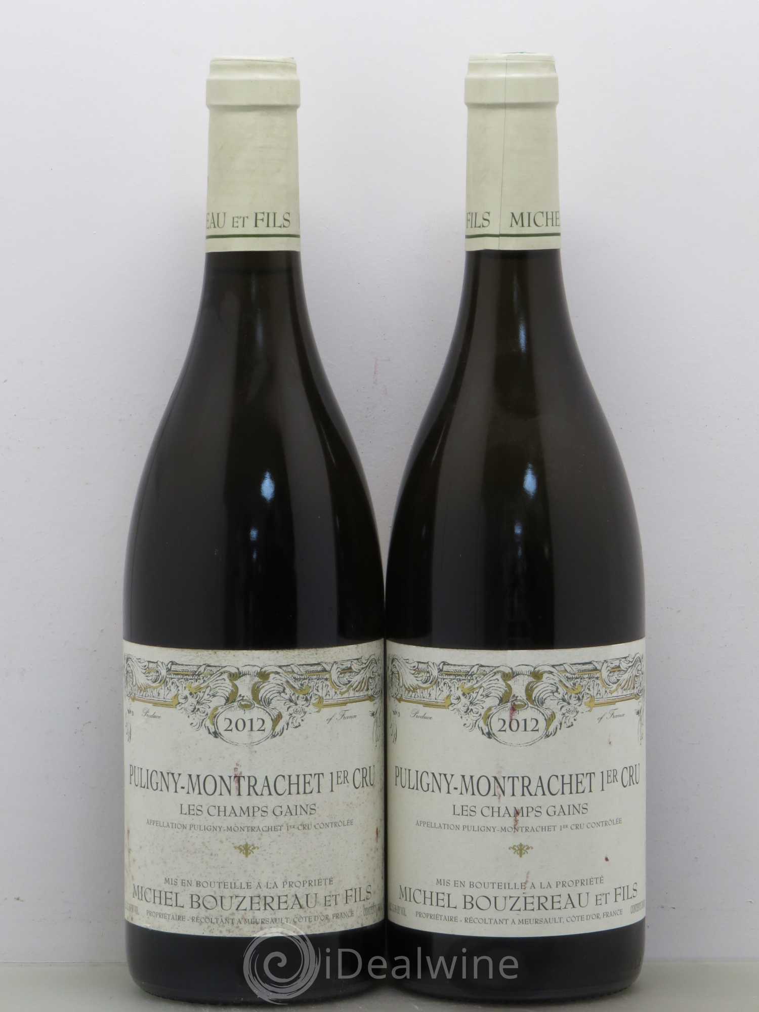 Puligny-Montrachet 1er Cru Les Champs Gains Michel Bouzereau et Fils (Domaine) 2012 - Lot de 2 bouteilles - 0