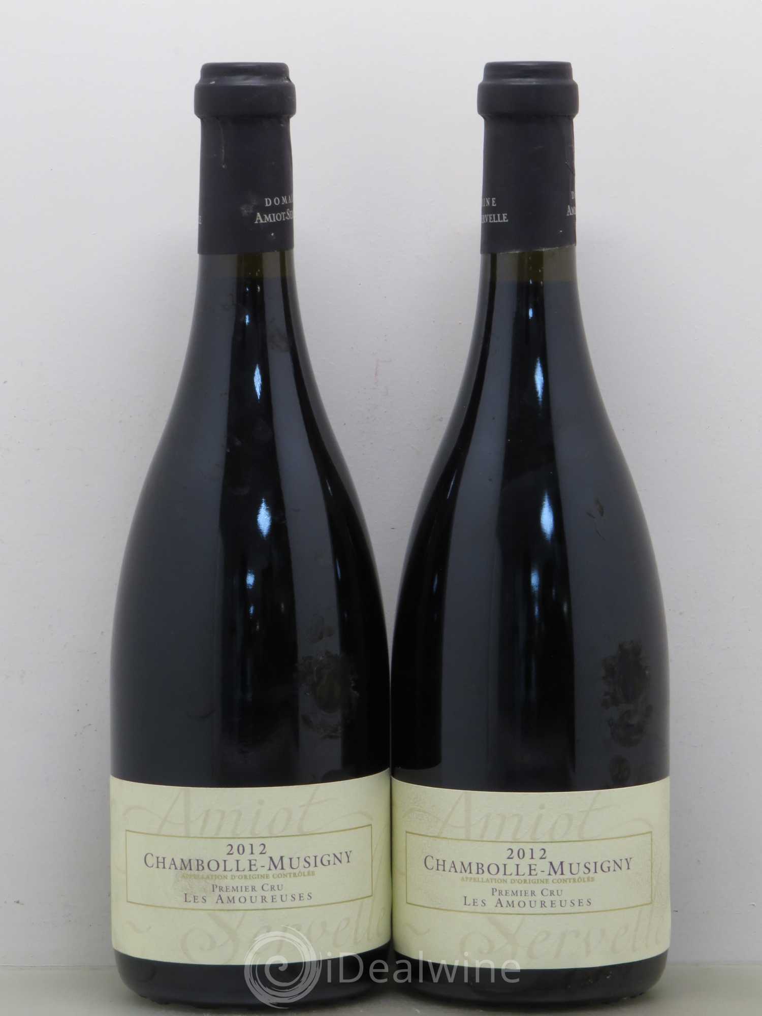 Chambolle-Musigny 1er Cru Les Amoureuses Amiot-Servelle 2012 - Lot de 2 bouteilles - 0