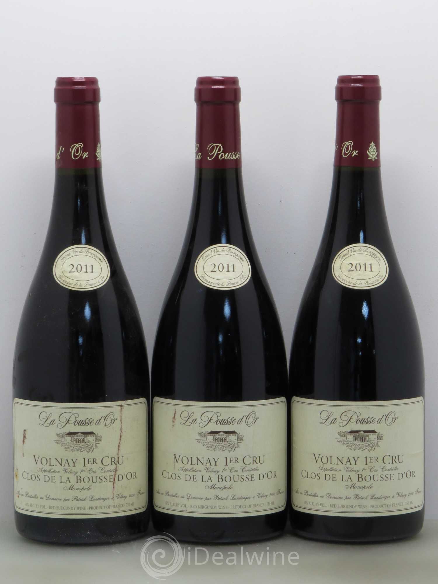 Volnay 1er Cru Clos de la Bousse d'Or La Pousse d'Or (Domaine de) 2011 - Lot de 3 bouteilles - 0