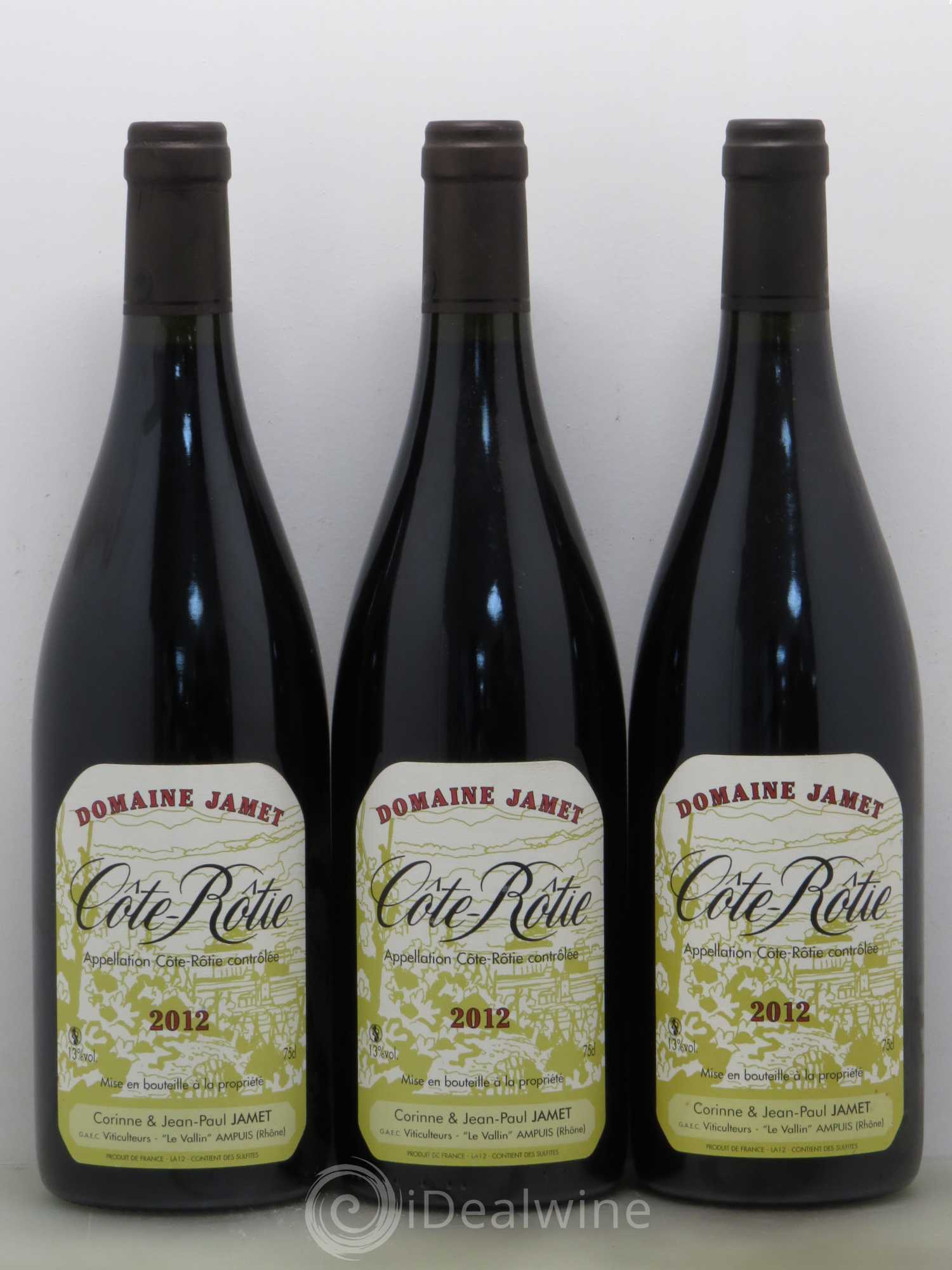 Côte-Rôtie Jamet (Domaine) 2012 - Lot de 3 bouteilles - 0