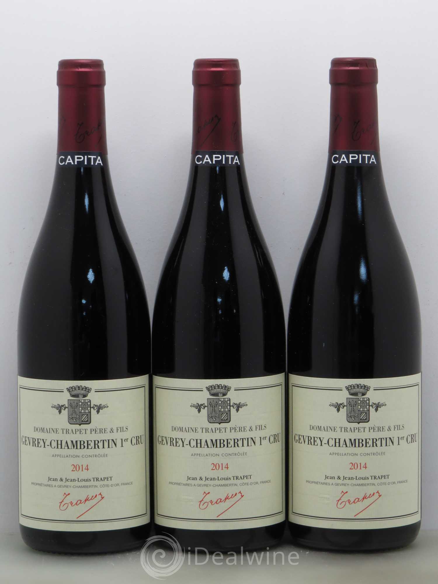 Gevrey-Chambertin 1er Cru Capita Domaine Trapet 2014 - Lot de 3 bouteilles - 0