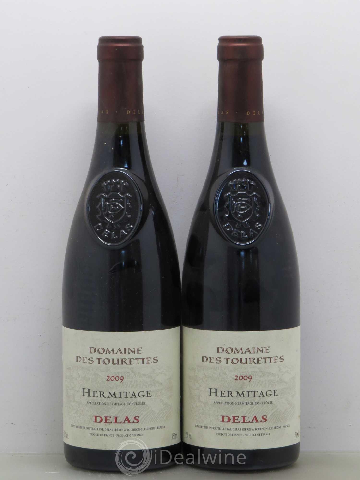 Hermitage Marquise de la Tourette Delas Frères 2009 - Lot de 2 bouteilles - 0