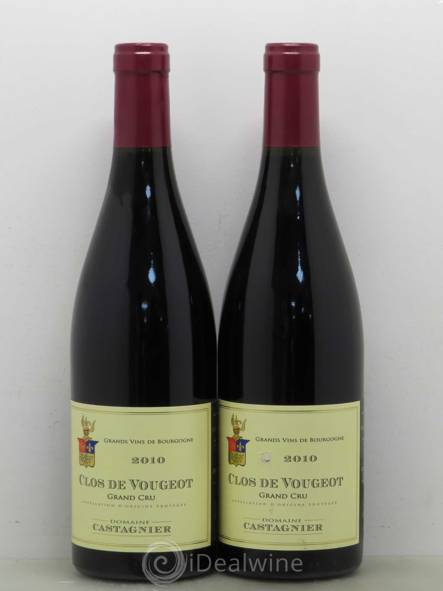 Clos de Vougeot Grand Cru Castagnier 2010 - Lot de 2 bouteilles - 0