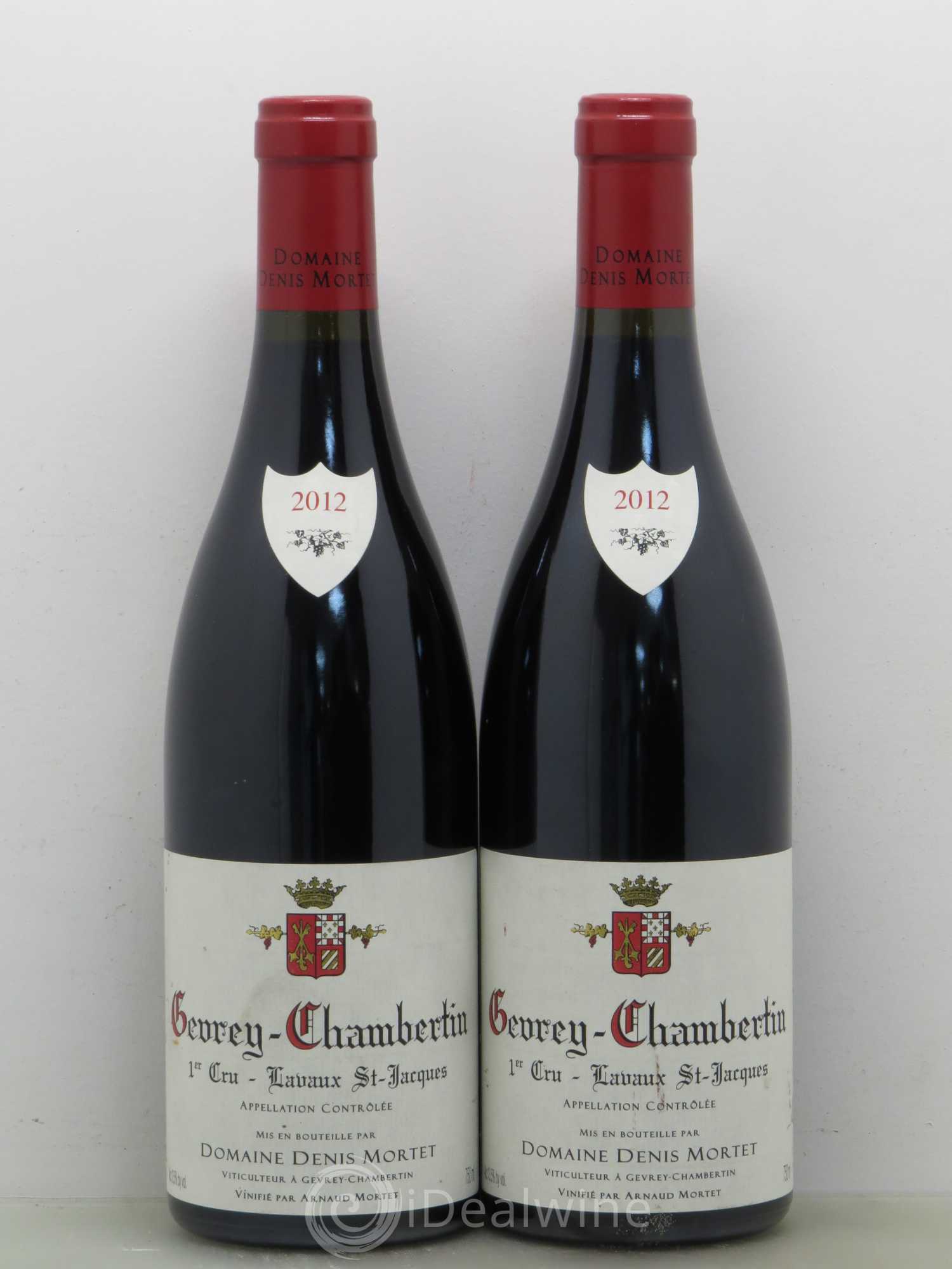 Gevrey-Chambertin 1er Cru Lavaux Saint Jacques Denis Mortet (Domaine) 2012 - Lot de 2 bouteilles - 0