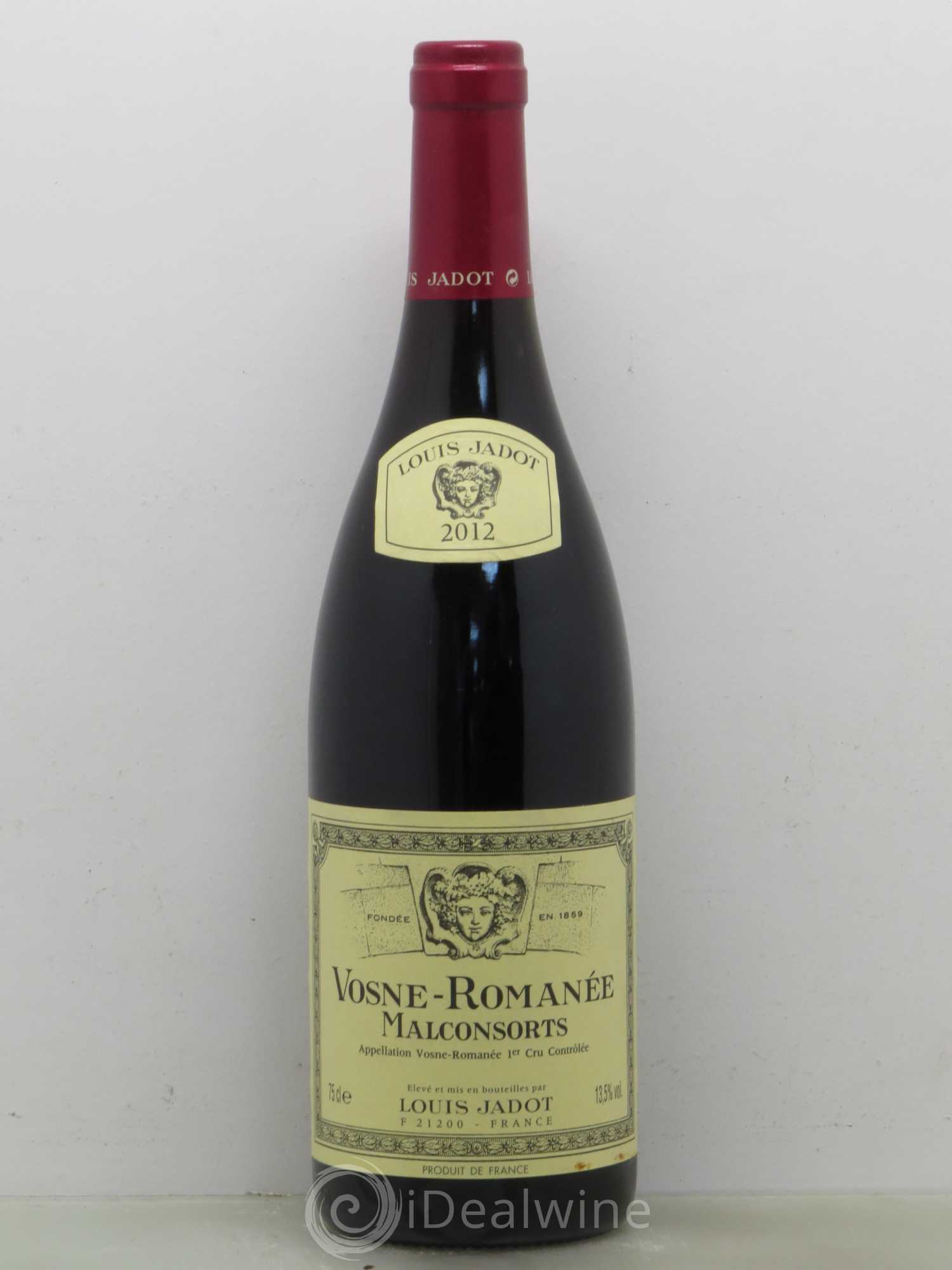 Vosne-Romanée 1er Cru Aux Malconsorts Maison Louis Jadot 2012 - Posten von 1 Flasche - 0
