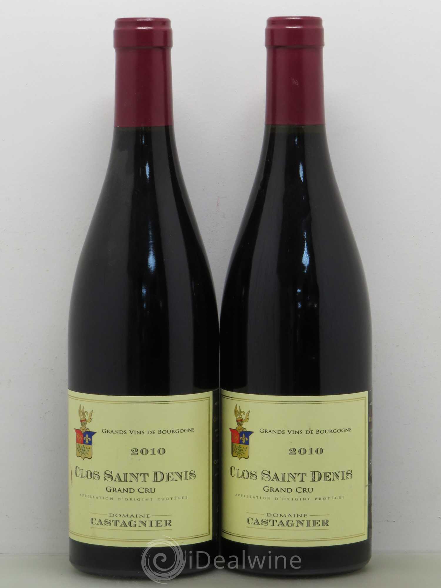 Clos Saint-Denis Grand Cru Domaine Castagnier 2010 - Lot de 2 bouteilles - 0
