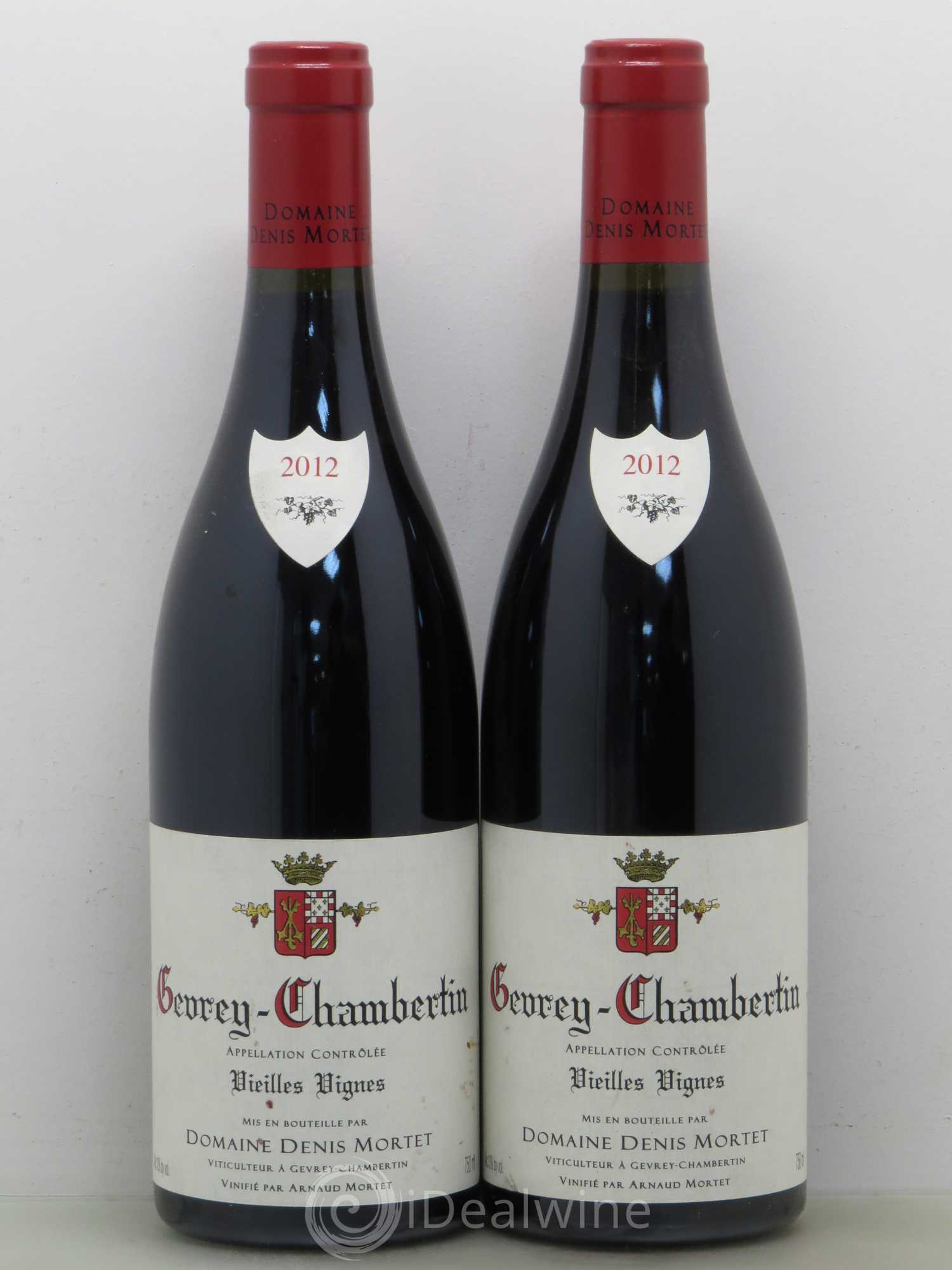 Gevrey-Chambertin Vieilles vignes Denis Mortet (Domaine) 2012 - Lot de 2 bouteilles - 0