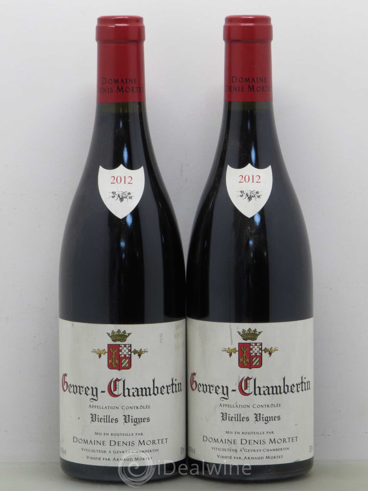 Gevrey-Chambertin Vieilles vignes Denis Mortet (Domaine) 2012 - Lot de 2 bouteilles - 0