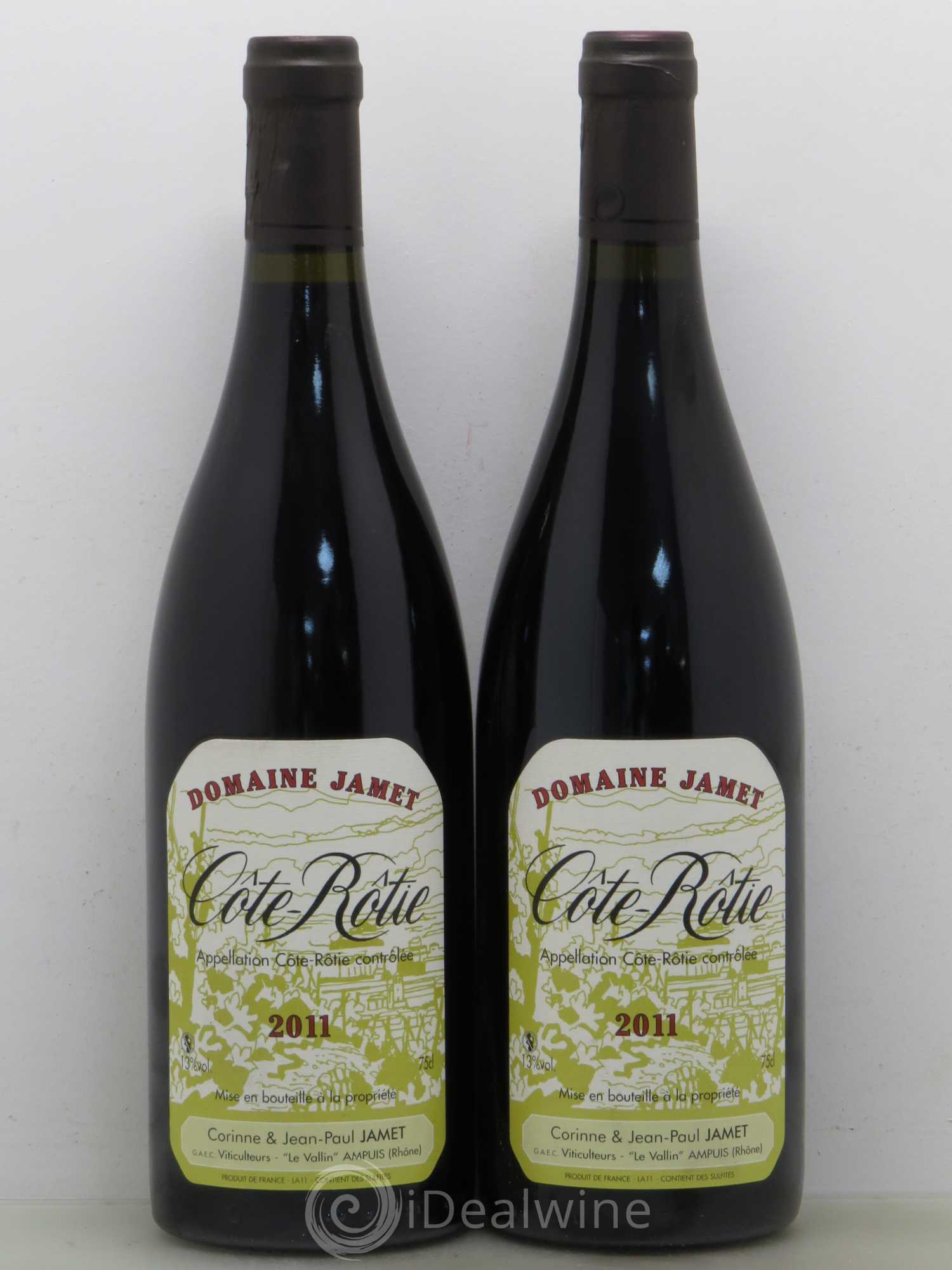 Côte-Rôtie Jamet (Domaine) 2011 - Lot de 2 bouteilles - 0