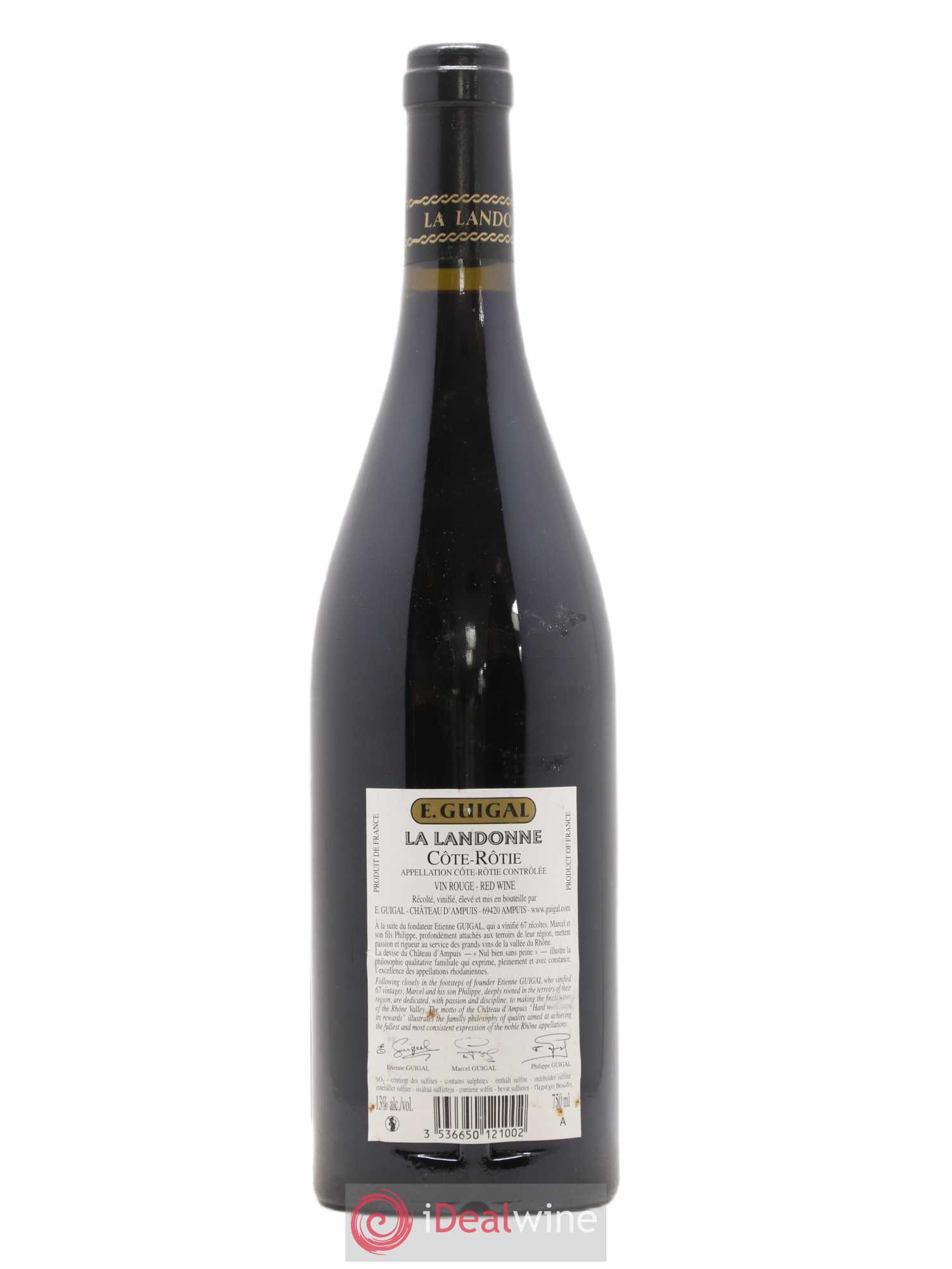 Côte-Rôtie La Landonne Guigal 2011 - Lot de 1 bouteille - 1