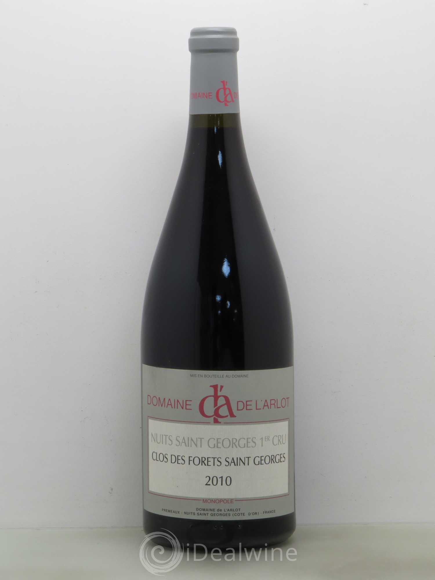 Nuits-Saint-Georges 1er Cru Clos des Forêts Saint-Georges Domaine de l'Arlot Clos des forêts saint georges 2010 - Lot de 1 magnum - 0