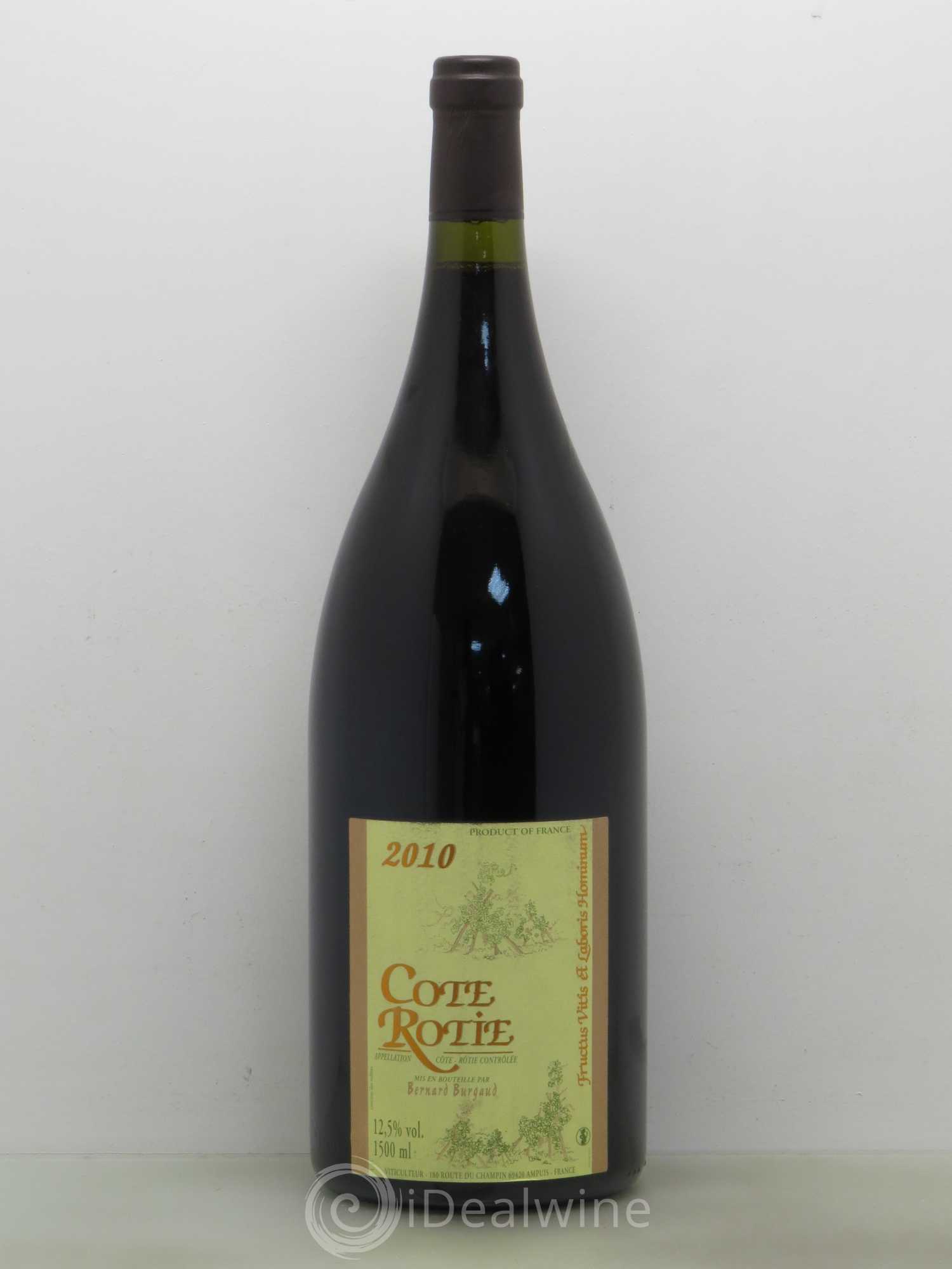 Côte-Rôtie Bernard Burgaud 2010 - Lot de 1 magnum - 0