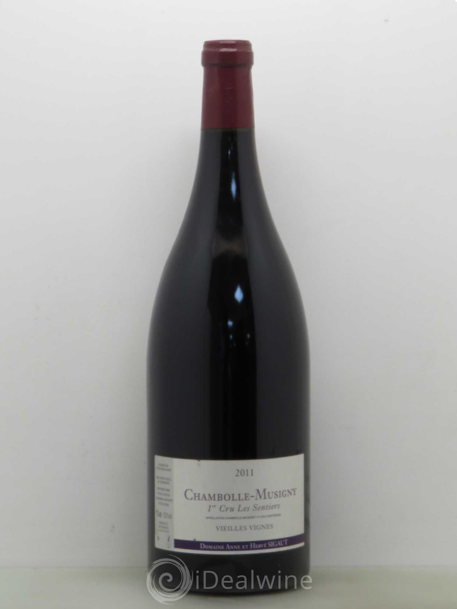 Chambolle-Musigny 1er Cru Les Sentiers Vieilles Vignes Domaine Sigaut 2011 - Posten von 1 Magnum - 0