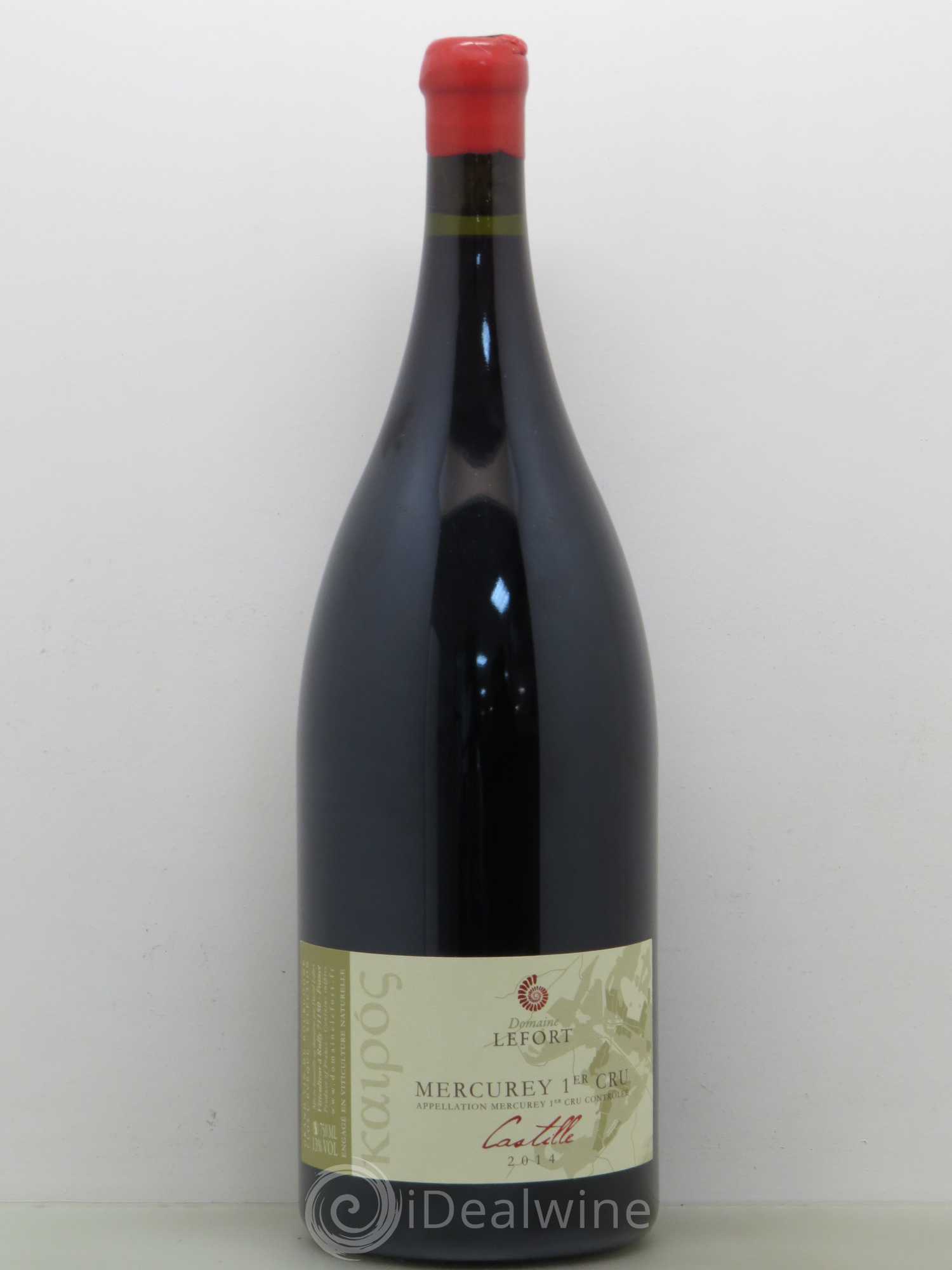 Mercurey 1er Cru Castille Domaine David Lefort 2014 - Lot of 1 magnum - 0