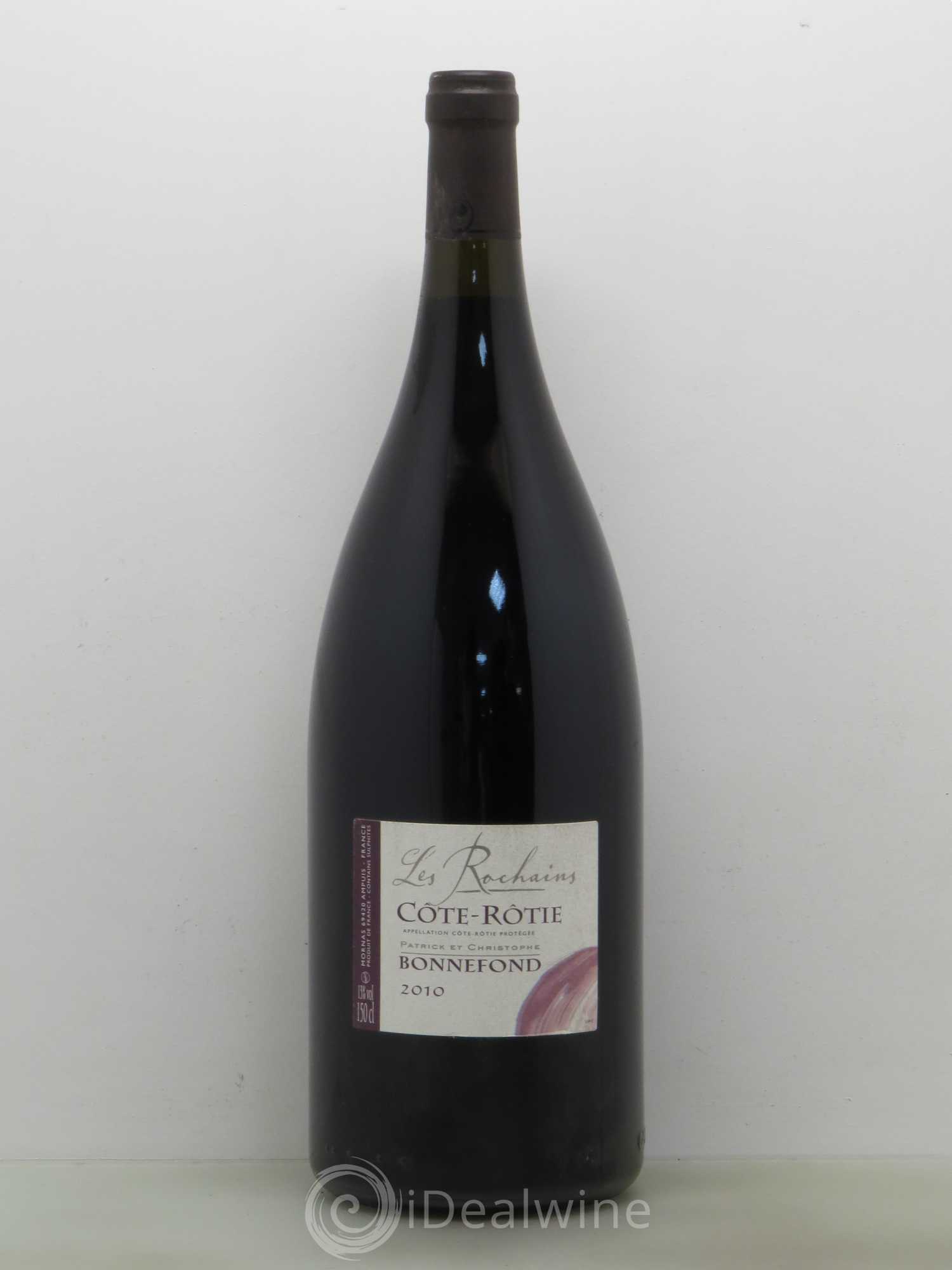 Côte-Rôtie Les Rochains Domaine Bonnefond 2010 - Lot de 1 magnum - 0