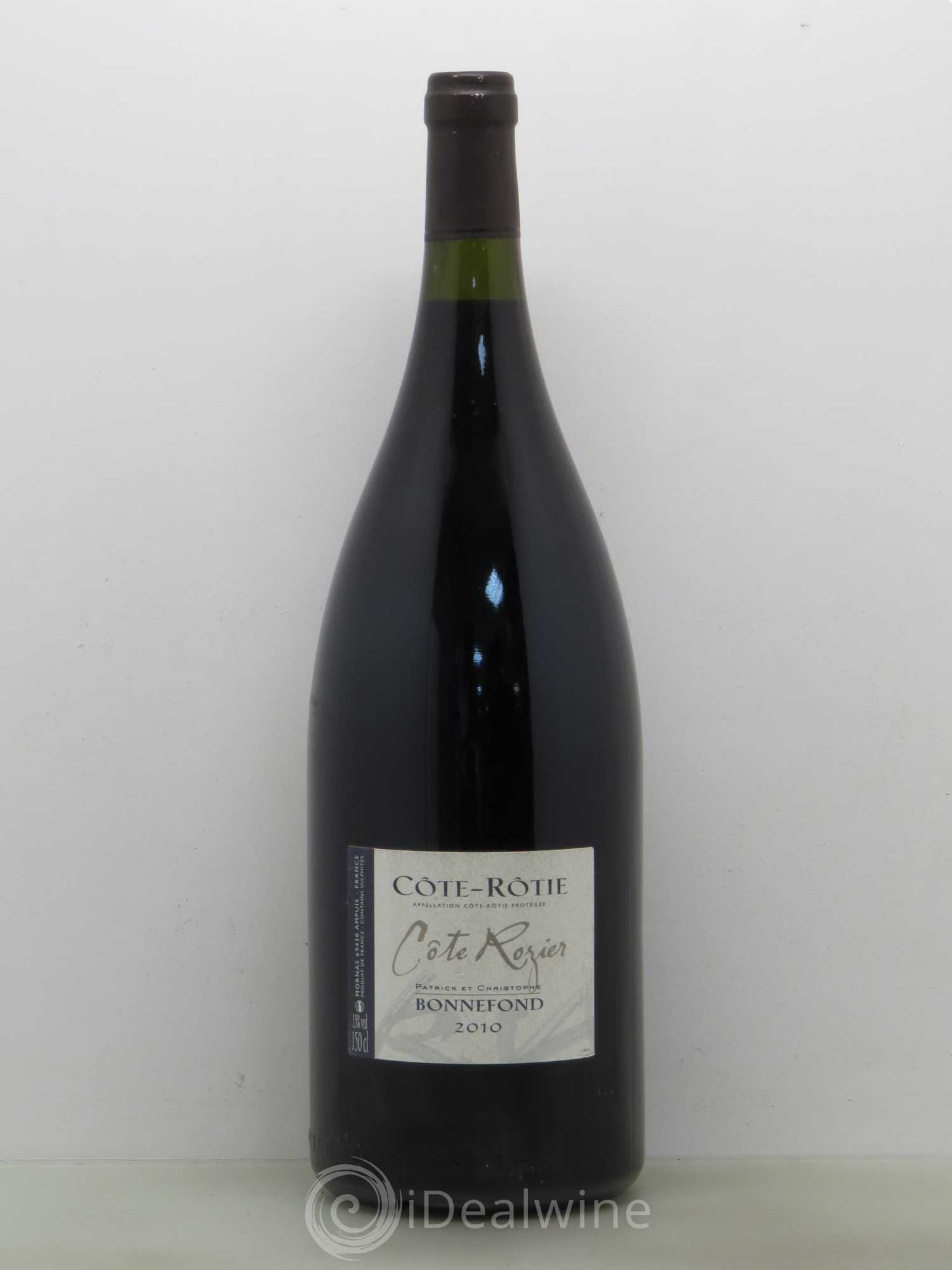 Côte-Rôtie Côte Rozier Domaine Bonnefond 2010 - Lot de 1 magnum - 0