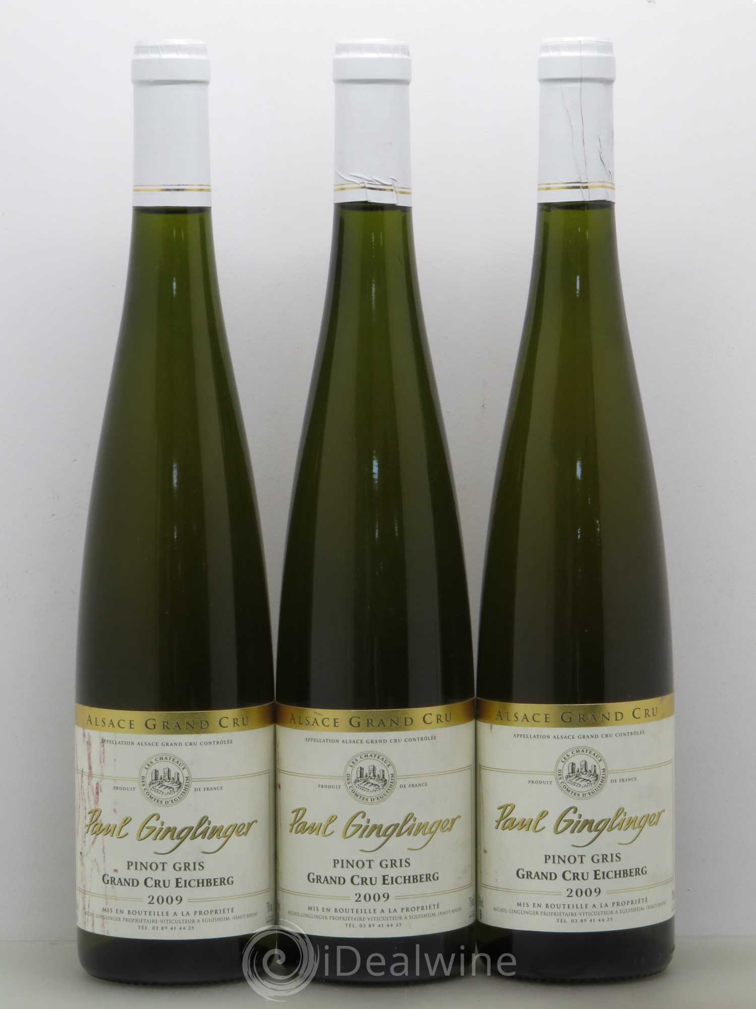 Pinot Gris Eichberg Domaine Paul Ginglinger 2009 - Posten von 3 Flaschen - 0