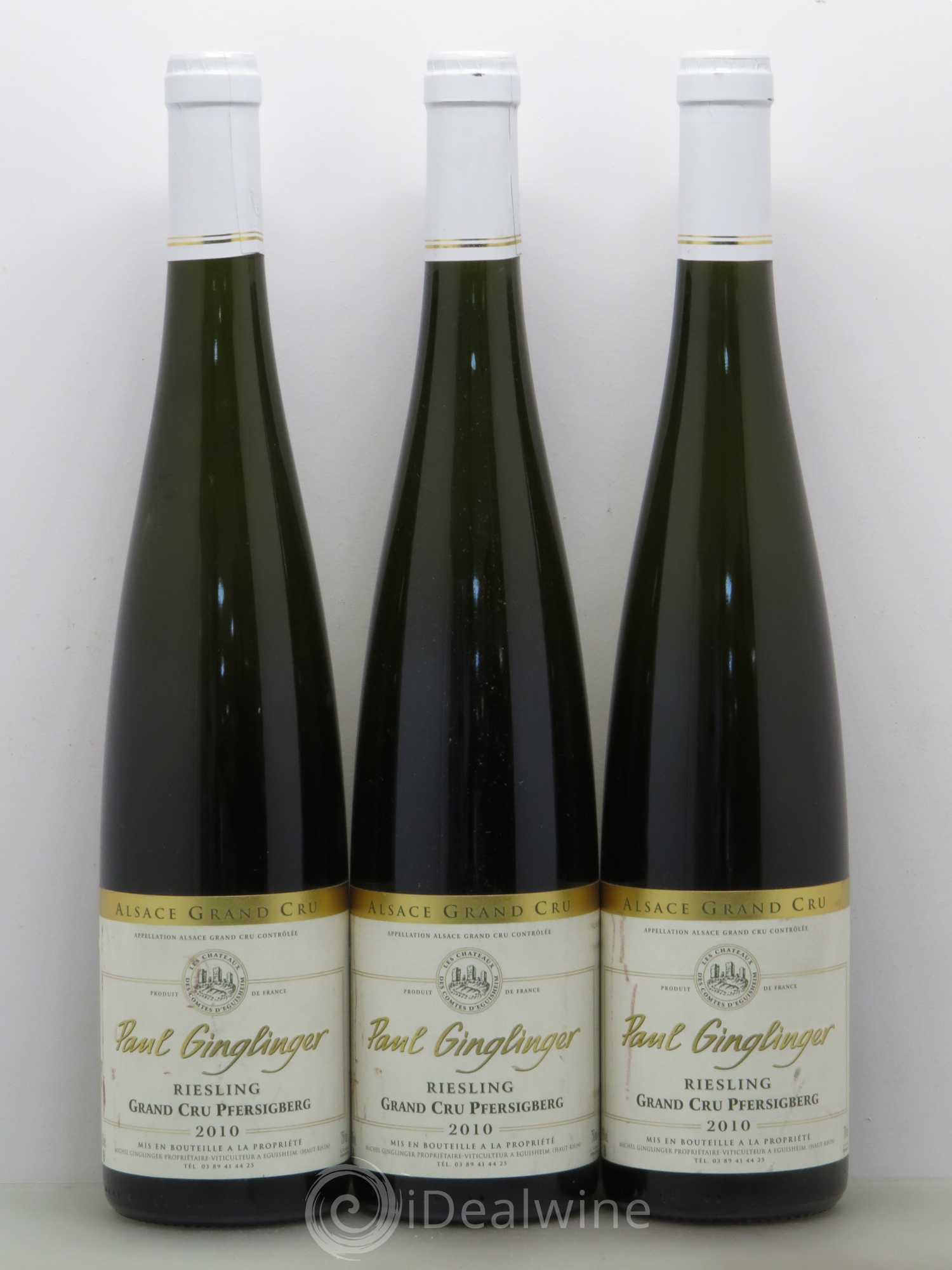 Riesling Pfersigberg Domaine Paul Ginglinger 2010 - Posten von 3 Flaschen - 0