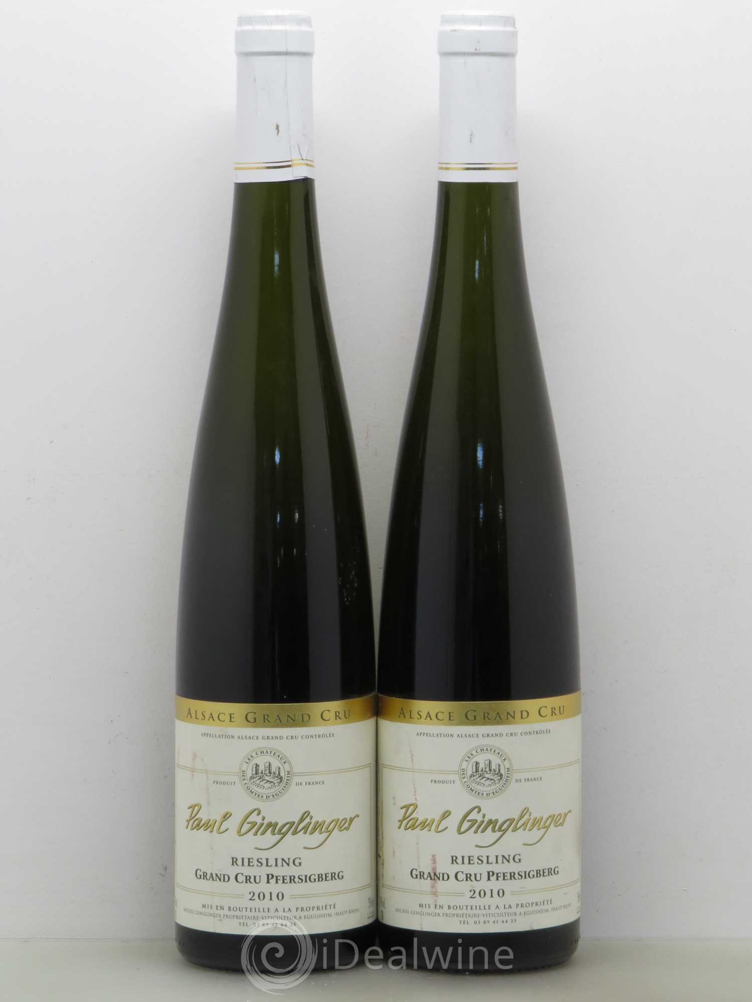 Riesling Pfersigberg Domaine Paul Ginglinger 2010 - Posten von 2 Flaschen - 0