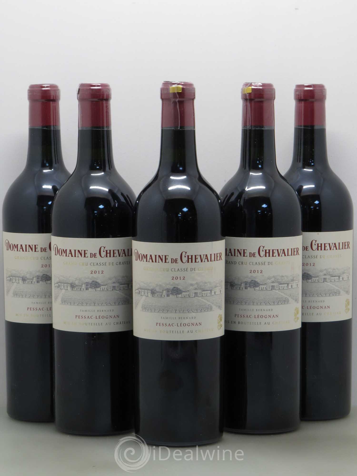 Domaine de Chevalier Cru Classé de Graves 2012 - Lot de 5 bouteilles - 0
