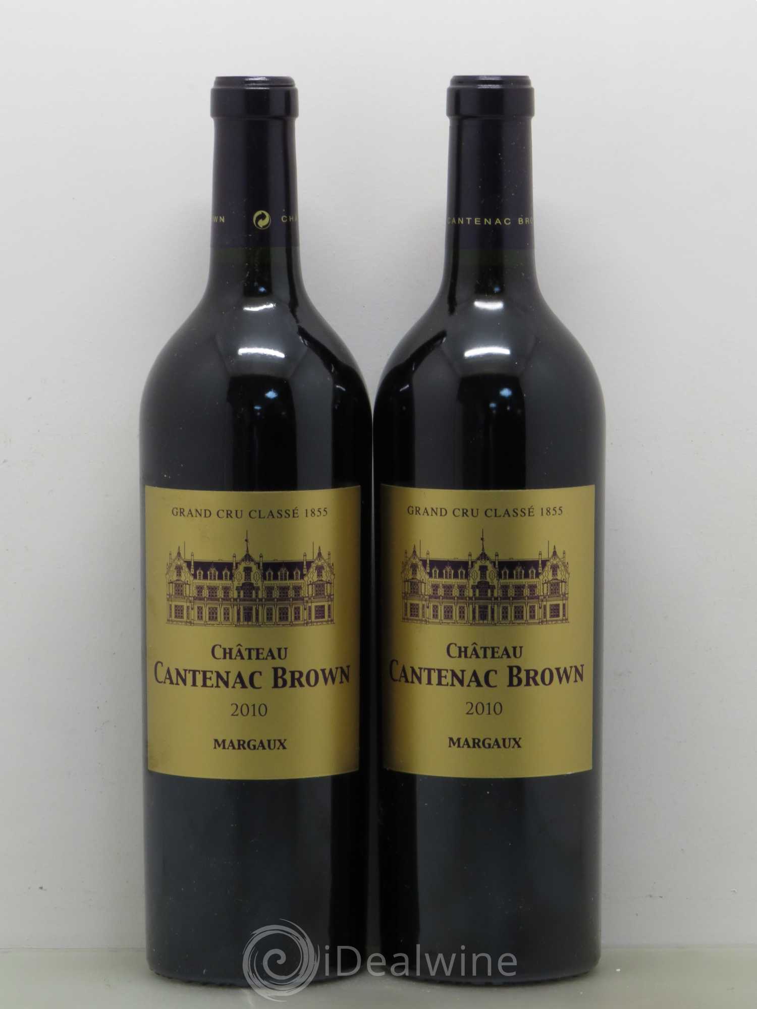 Château Cantenac Brown 3ème Grand Cru Classé 2010 - Lot de 5 bouteilles - 2