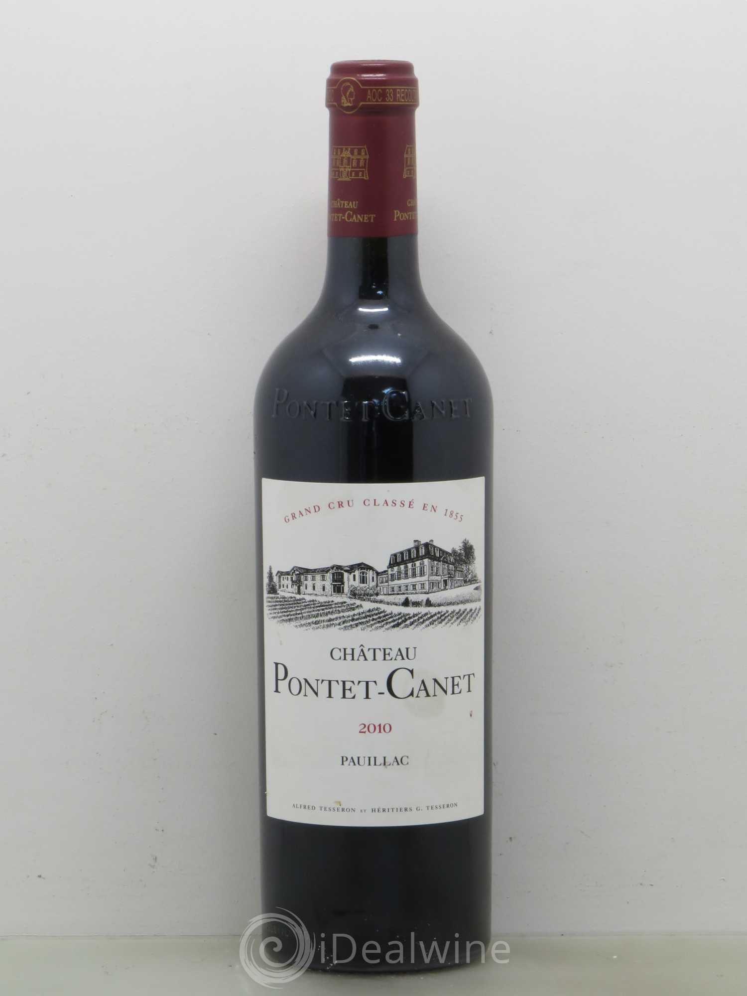 Château Pontet Canet 5ème Grand Cru Classé 2010 - Lot de 1 bouteille - 0