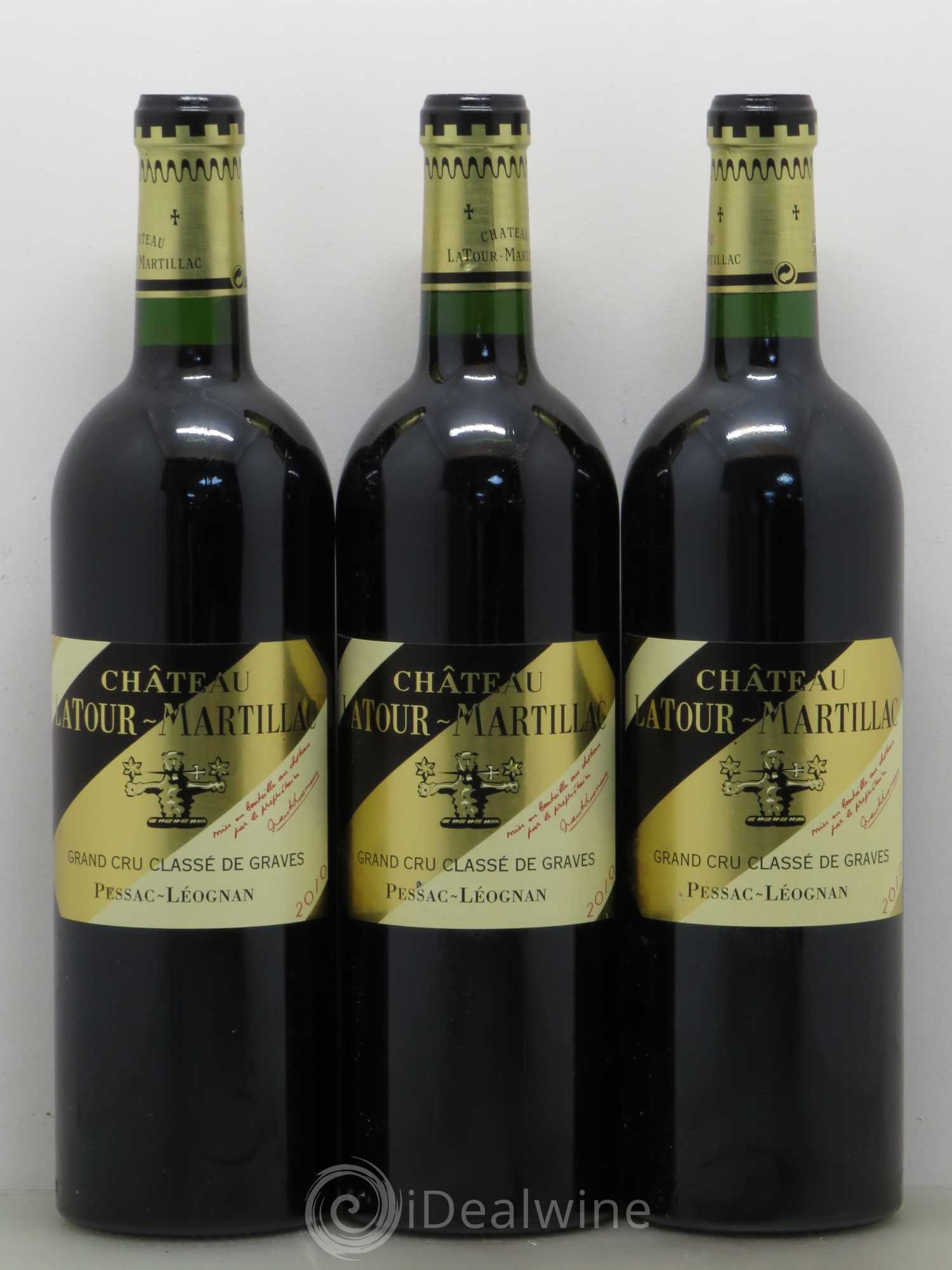 Château Latour-Martillac Cru Classé de Graves 2010 - Lot de 5 bouteilles - 1