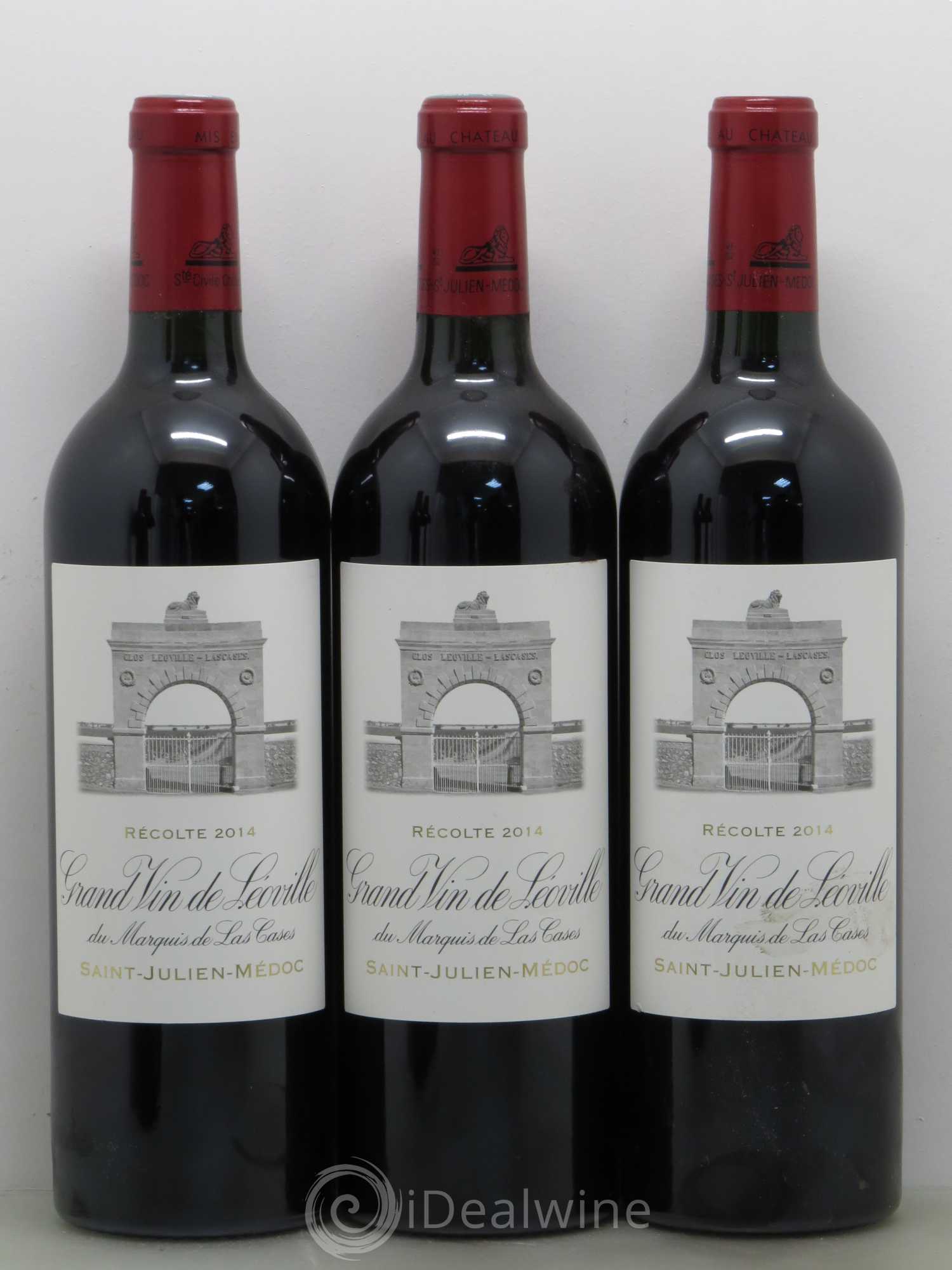 Château Léoville Las Cases 2ème Grand Cru Classé 2014 - Lot de 5 bouteilles - 1