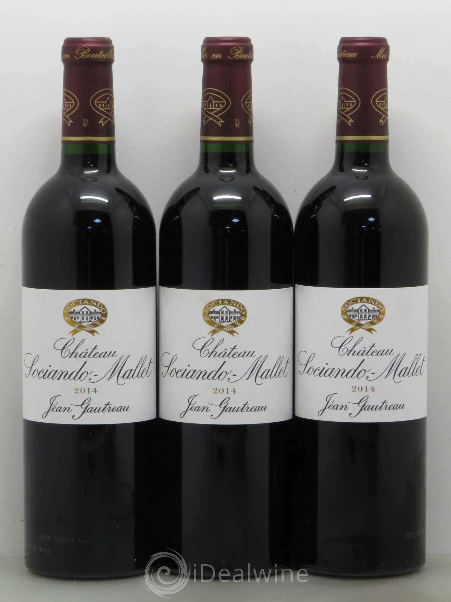 Château Sociando Mallet 2014 - Lot de 5 bouteilles - 1