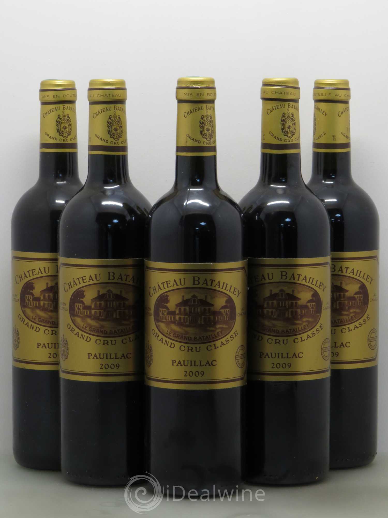 Château Batailley 5ème Grand Cru Classé 2009 - Lot de 5 bouteilles - 0