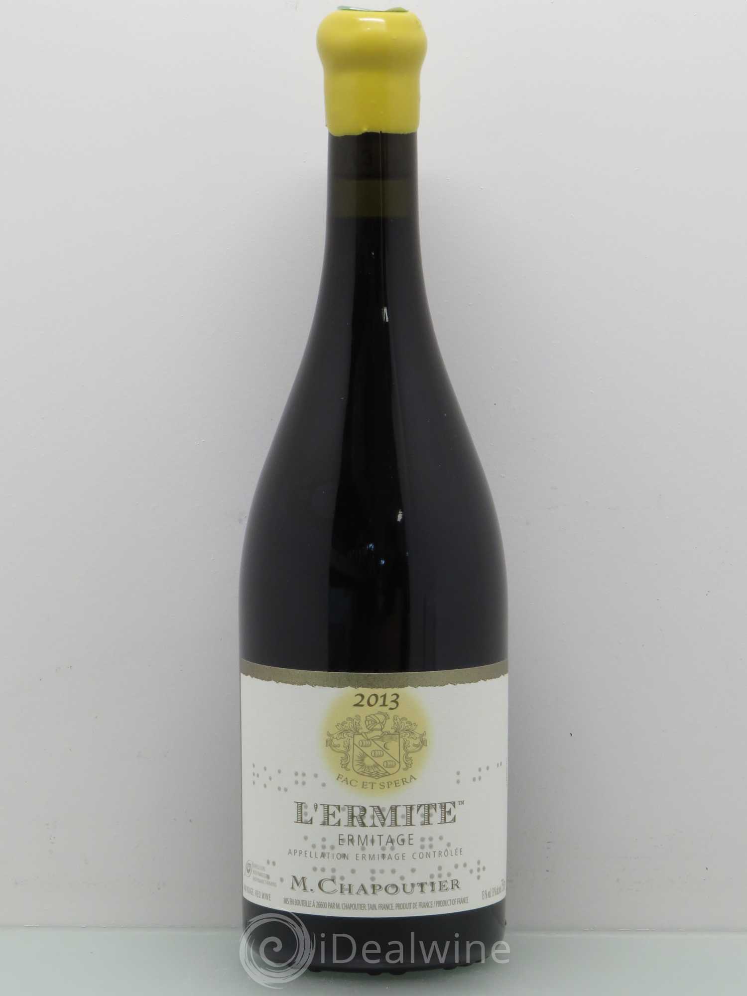 Hermitage Ermitage l'Ermite Chapoutier 2013 - Lot de 1 bouteille - 0