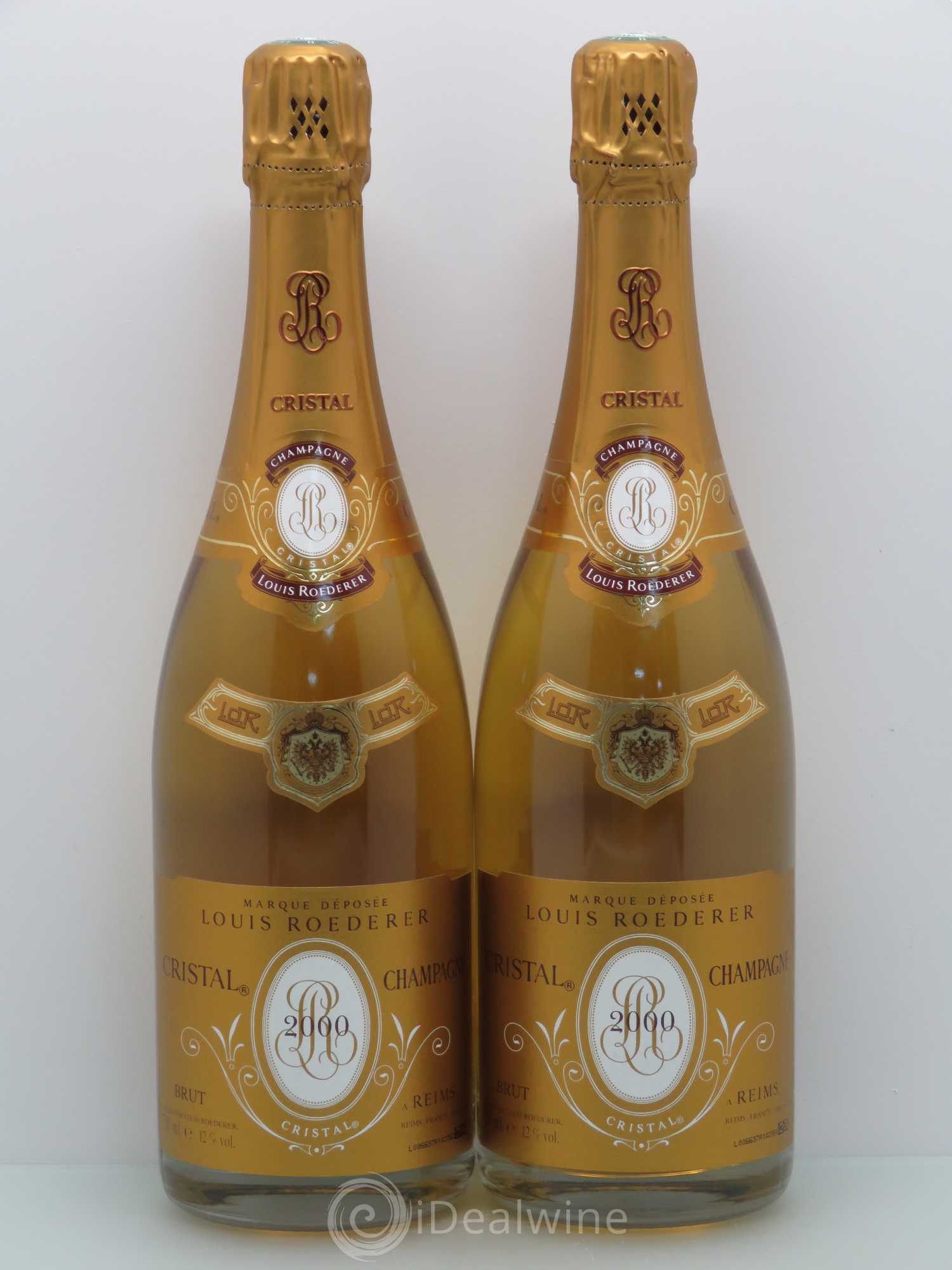 Cristal Louis Roederer 2000 - Lot de 2 bouteilles - 0