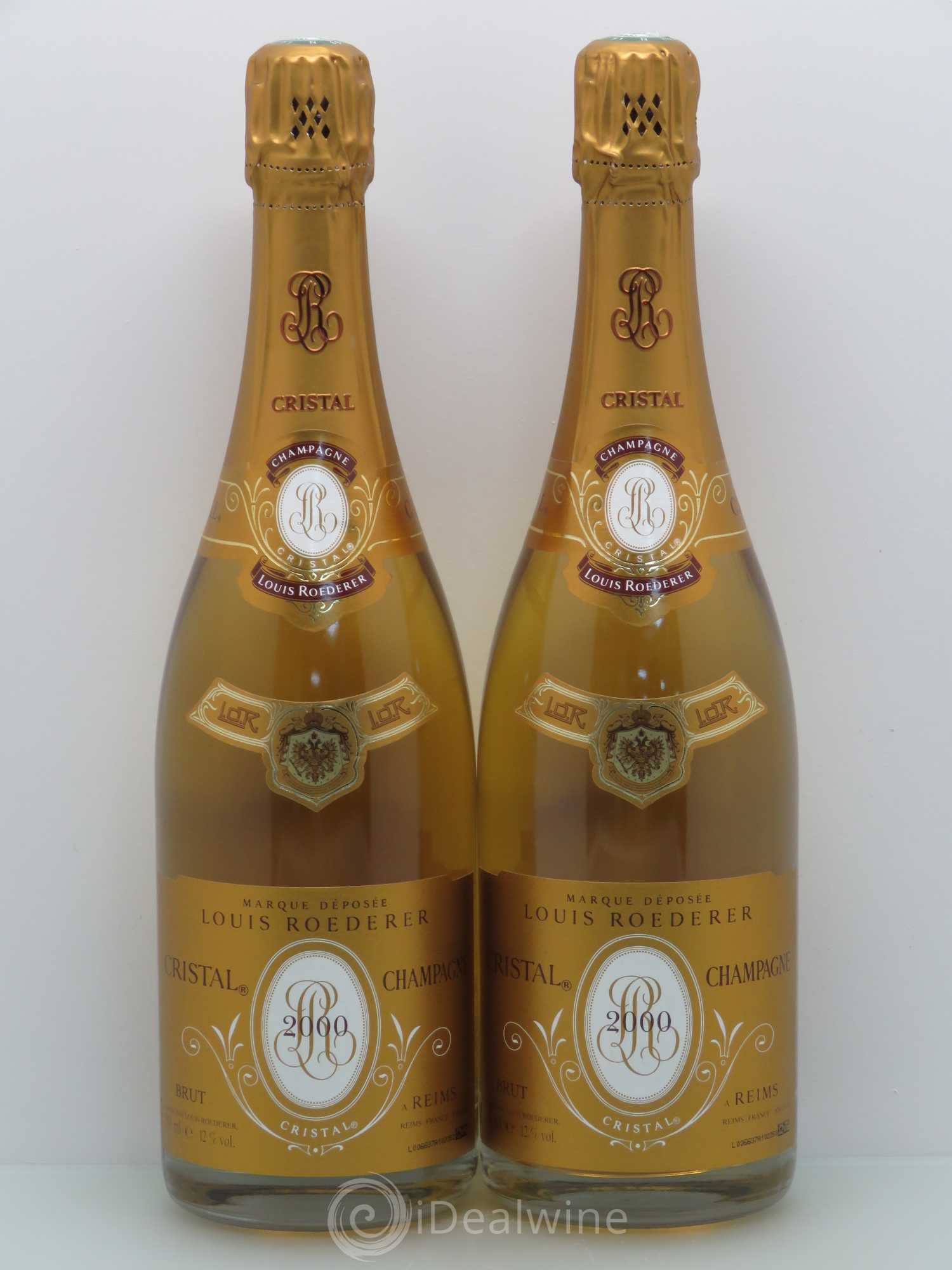 Cristal Louis Roederer 2000 - Lot de 2 bouteilles - 0