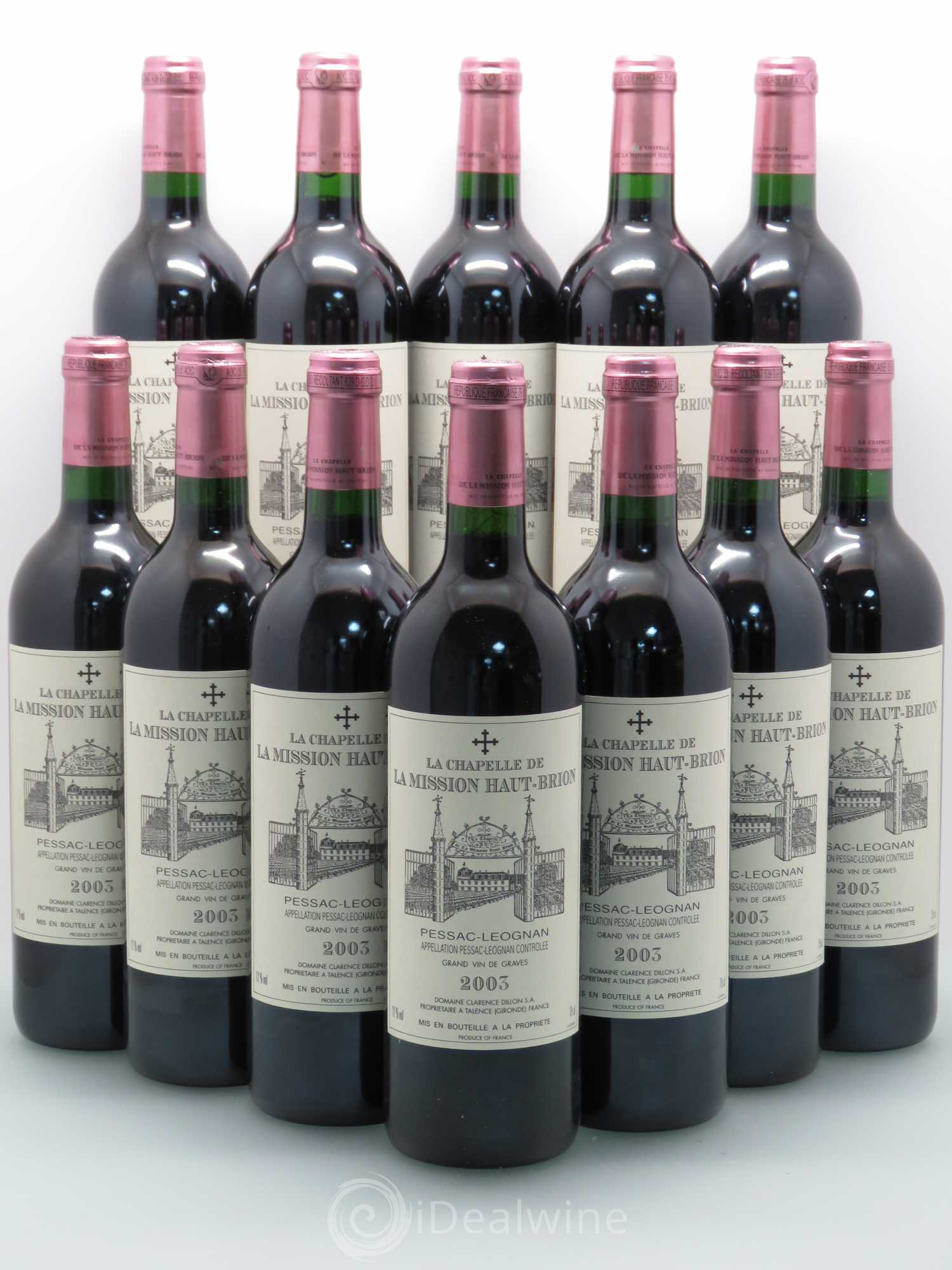 La Chapelle de La Mission Haut-Brion Second Vin 2003 - Lot de 12 bouteilles - 0