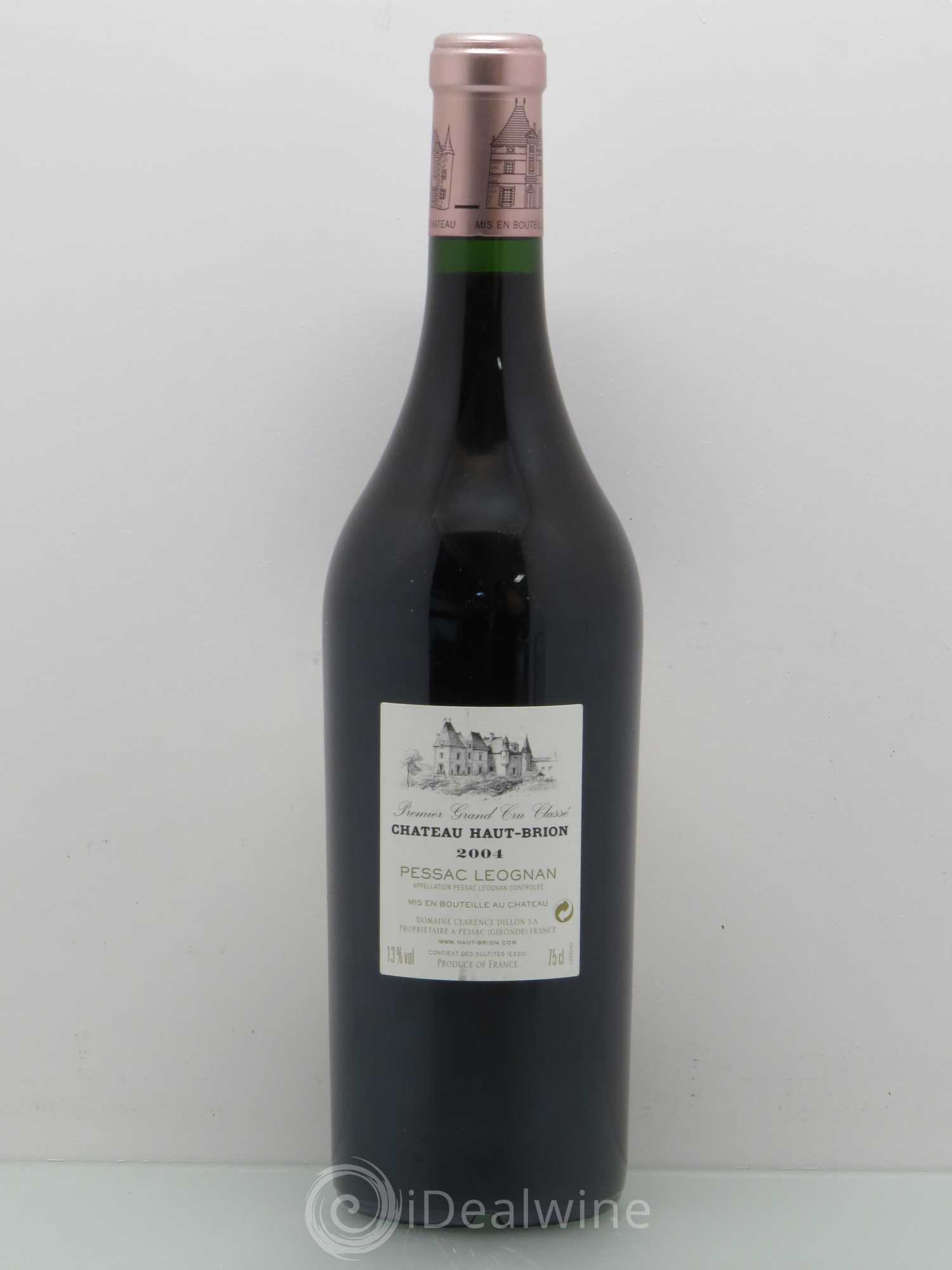 Château Haut Brion 1er Grand Cru Classé 2004 - Lot de 1 bouteille - 1