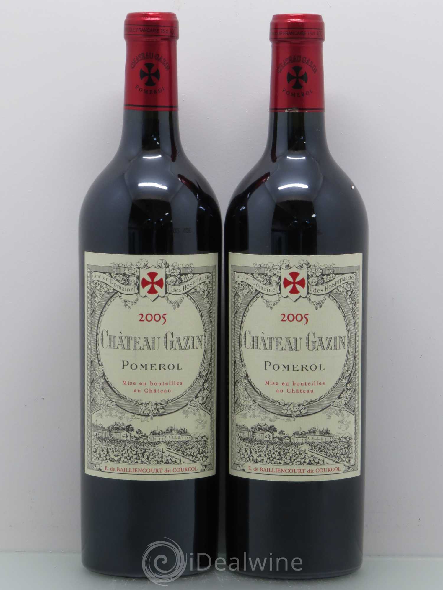 Château Gazin 2005 - Lot de 2 bouteilles - 0