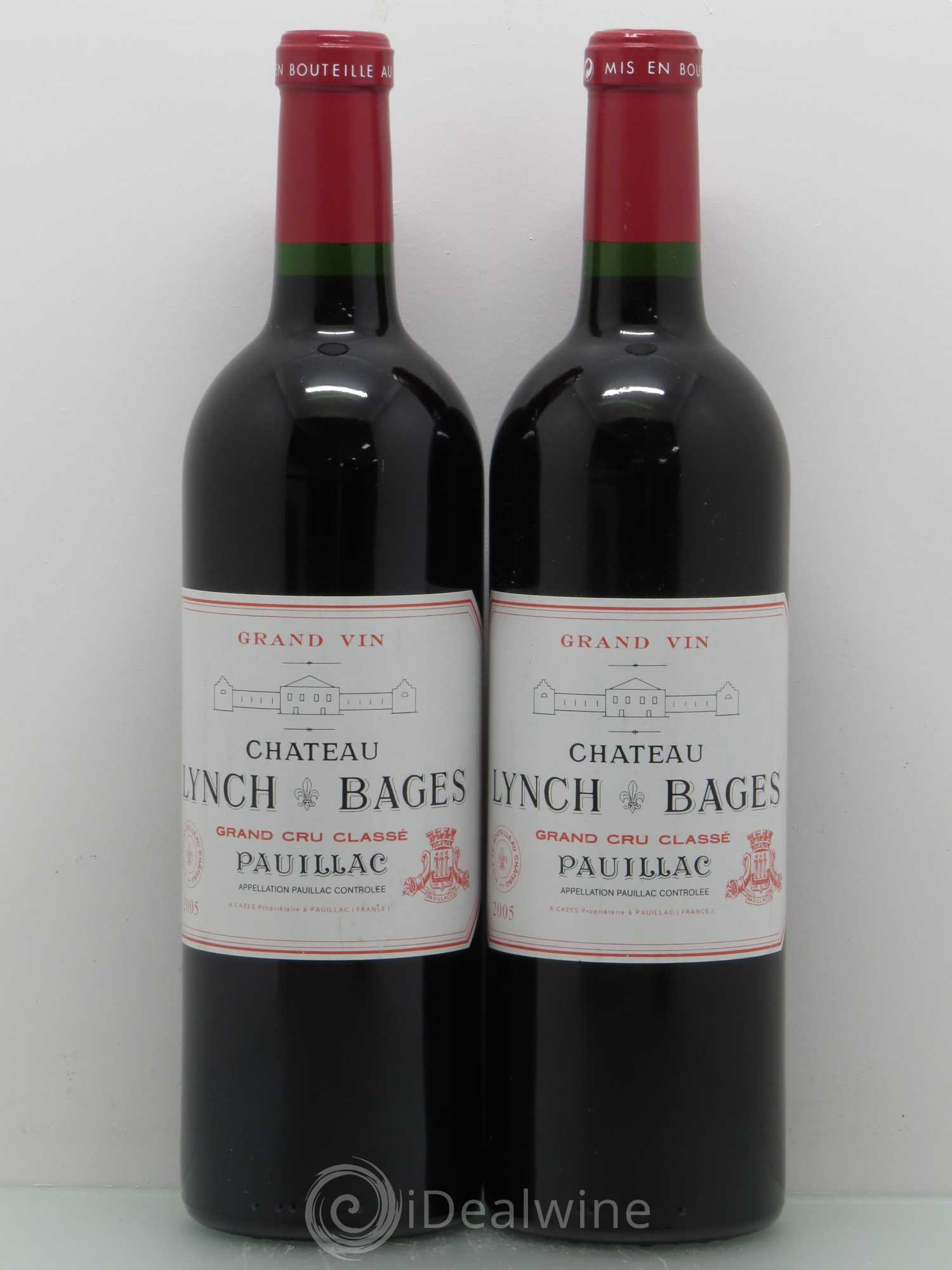 Château Lynch Bages 5ème Grand Cru Classé 2005 - Lot de 2 bouteilles - 0